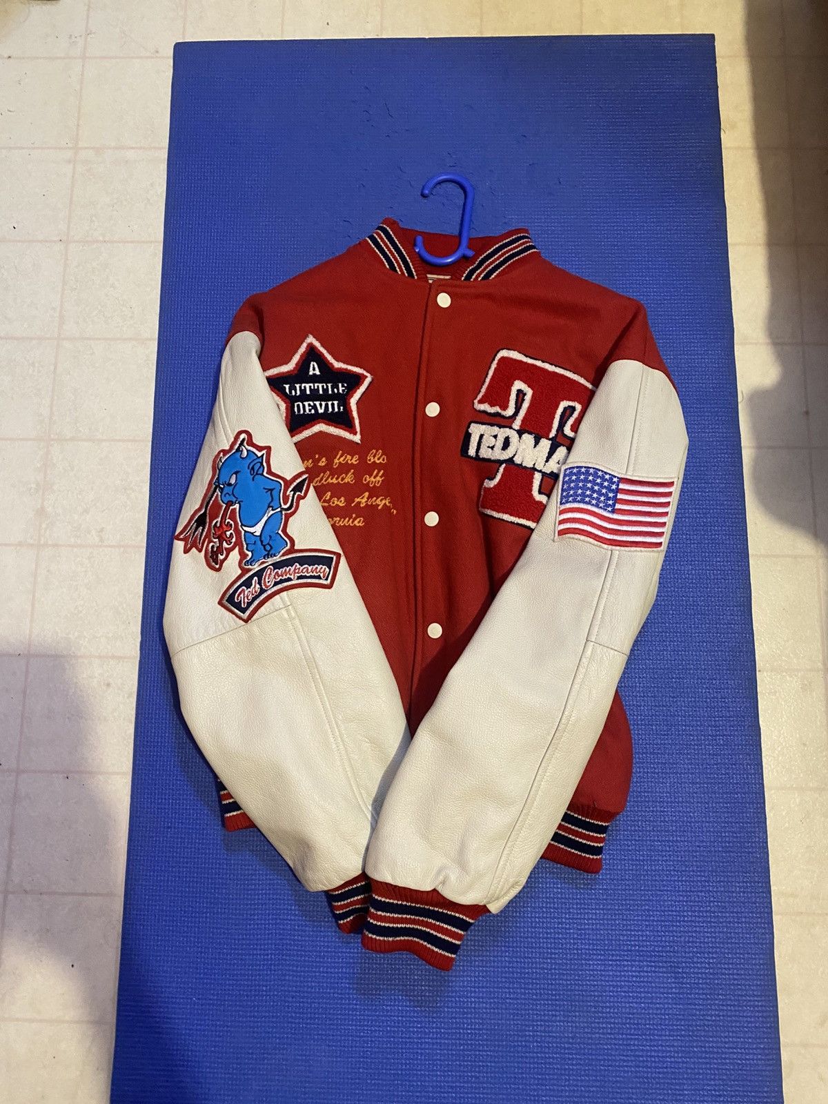 Tedman Vintage Tedman Embroidered Varsity Jacket Size US M / EU 48-50 / 2 - 3 Thumbnail