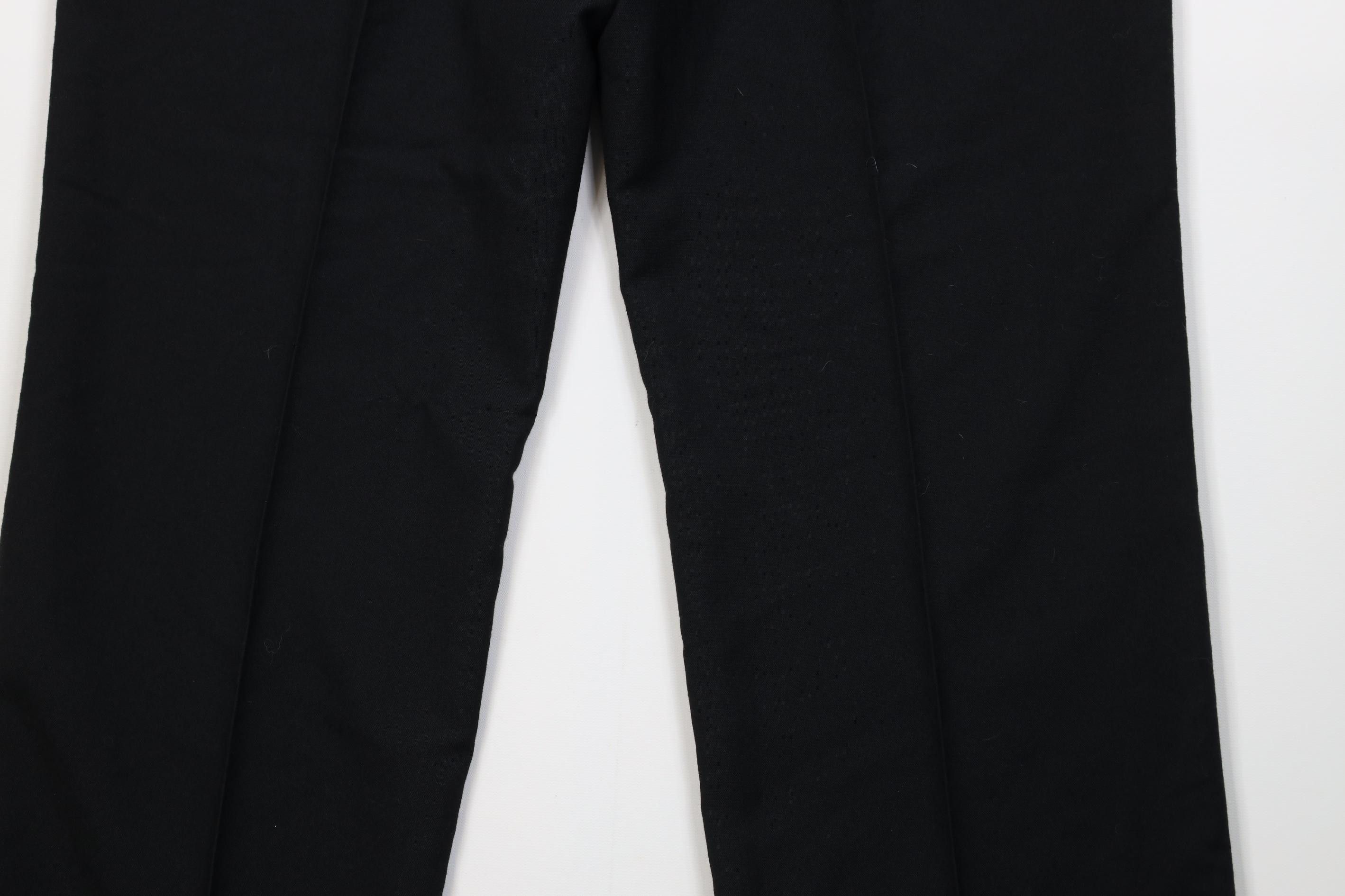 Vintage Vintage 70s Streetwear Knit Wide Leg Chino Pants Black USA Size US 38 / EU 54 - 12 Thumbnail