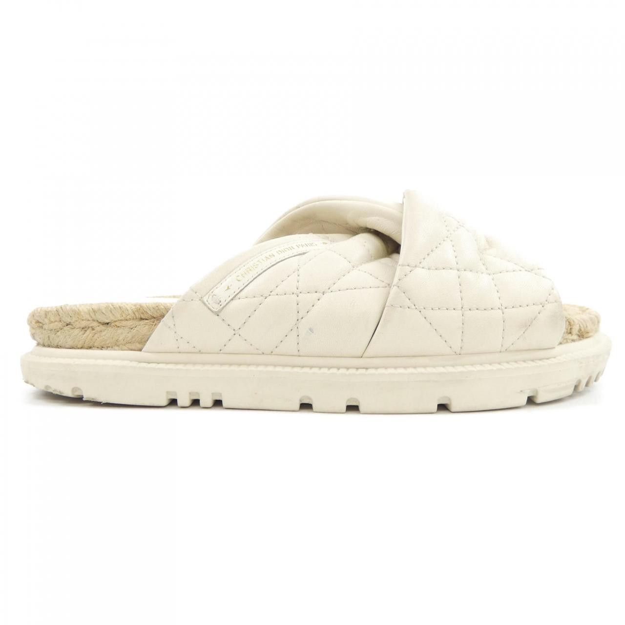 Dior Dior Christian Dior Cannage Quilting Lambskin Sandals Leather Shoes KDQ705CQL DUTY FREE for USA Size ONE SIZE - 1 Thumbnail