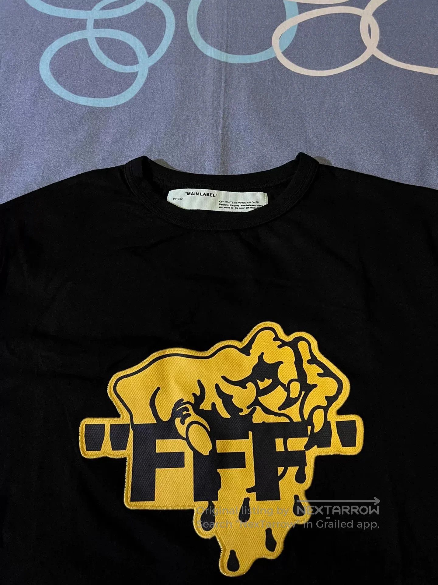 Off-White Off-White Embroidered Slogan T-Shirt. Size US M / EU 48-50 / 2 - 3 Thumbnail