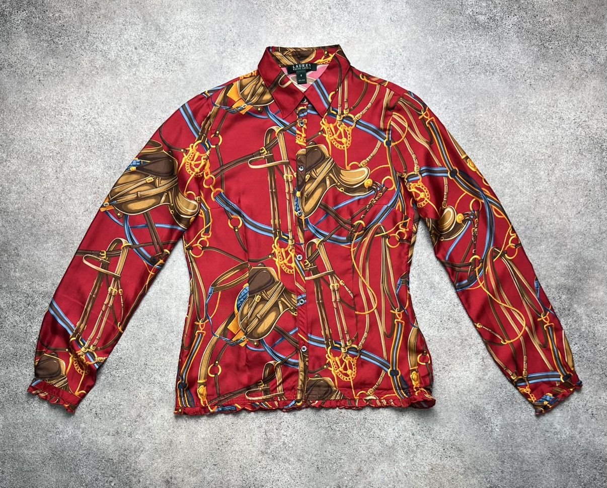 RRL Ralph Lauren Ralph Lauren vintage silk blouse Size S / US 4 / IT 40 - 1 Thumbnail