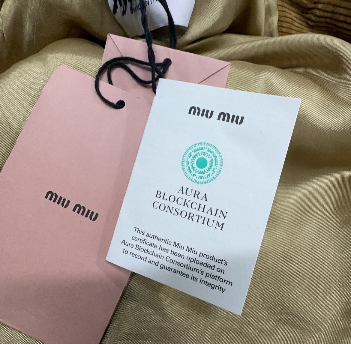 Miu Miu Miu Miu logo-appliqué corduroy bomber jacket Size XS / US 0-2 / IT 36-38 - 7 Thumbnail