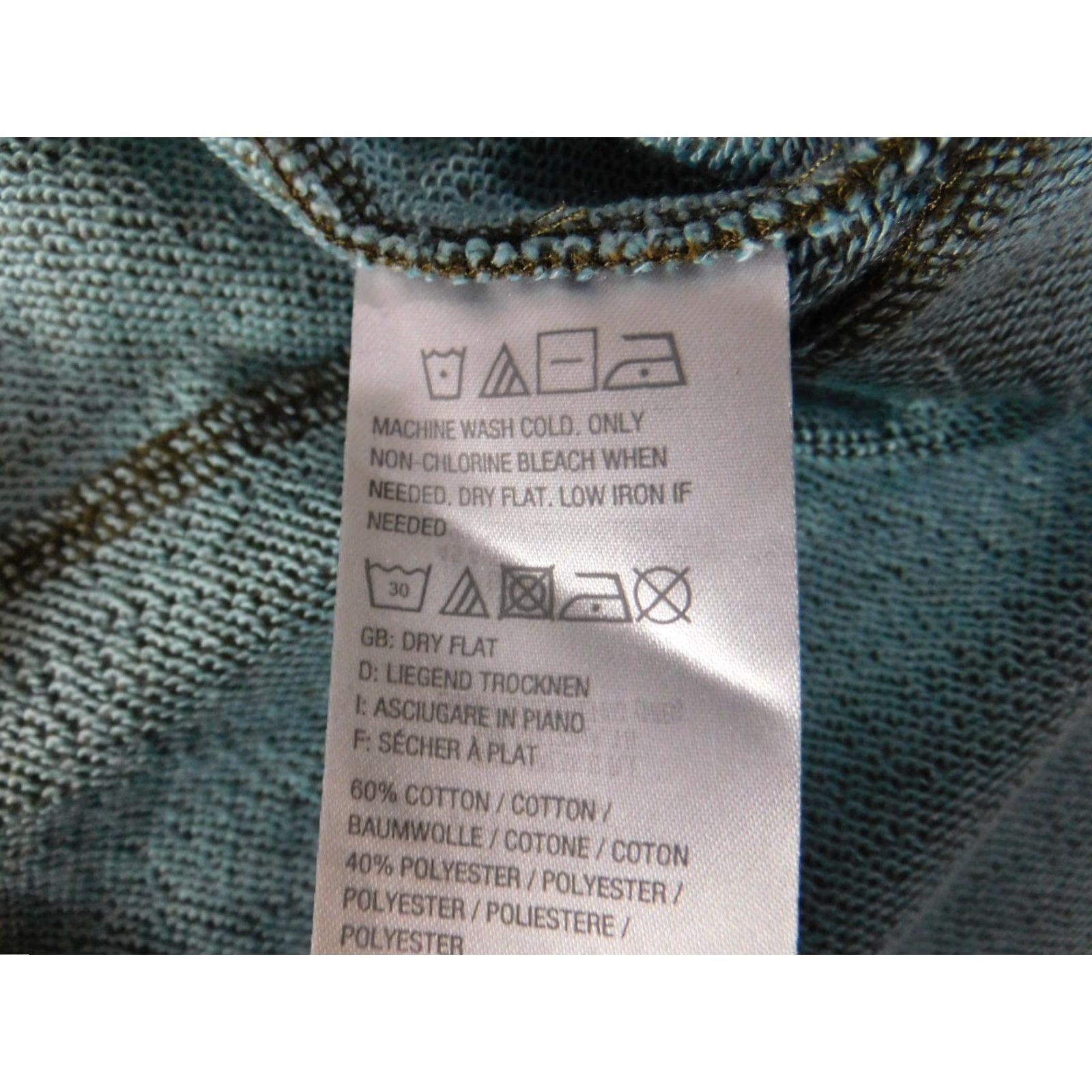 Vintage LOGO by Lori Goldstein Jacket Green Women Zip stretch knit logo long sleeve Mid-Length Regular Size M Size M / US 6-8 / IT 42-44 - 7 Thumbnail