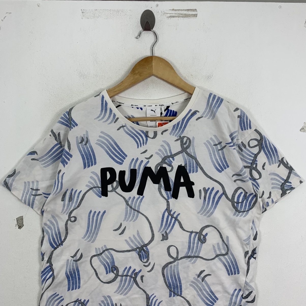 Puma PUMA SHANTELL MARTIN Overprint Crop Top Short Sleeve Tshirt Size S / US 4 / IT 40 - 3 Thumbnail