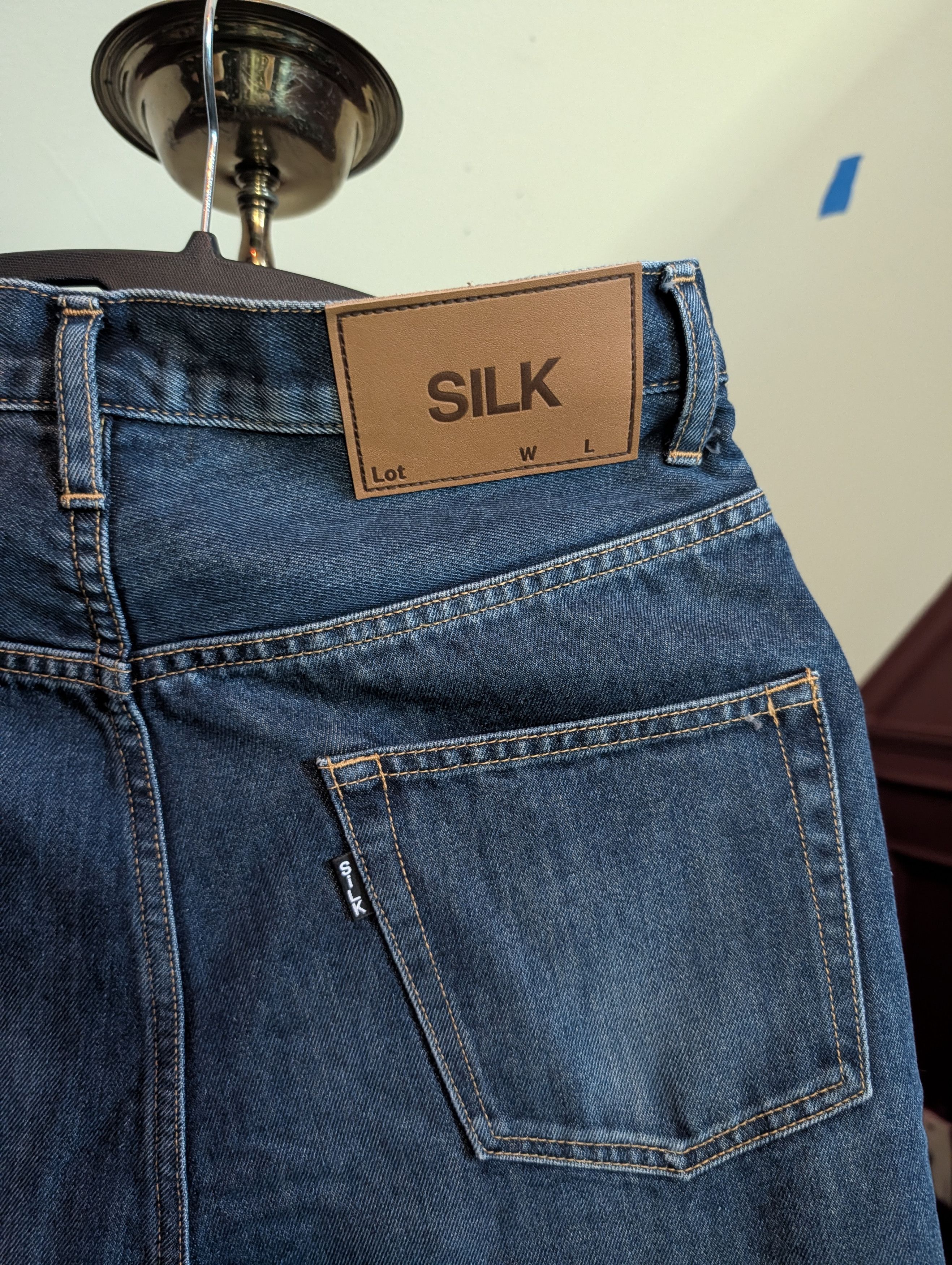 Doublet SILK "Hide and Show" High Waist Long Leg Blue Denim Jeans Size US 30 / EU 46 - 8 Thumbnail