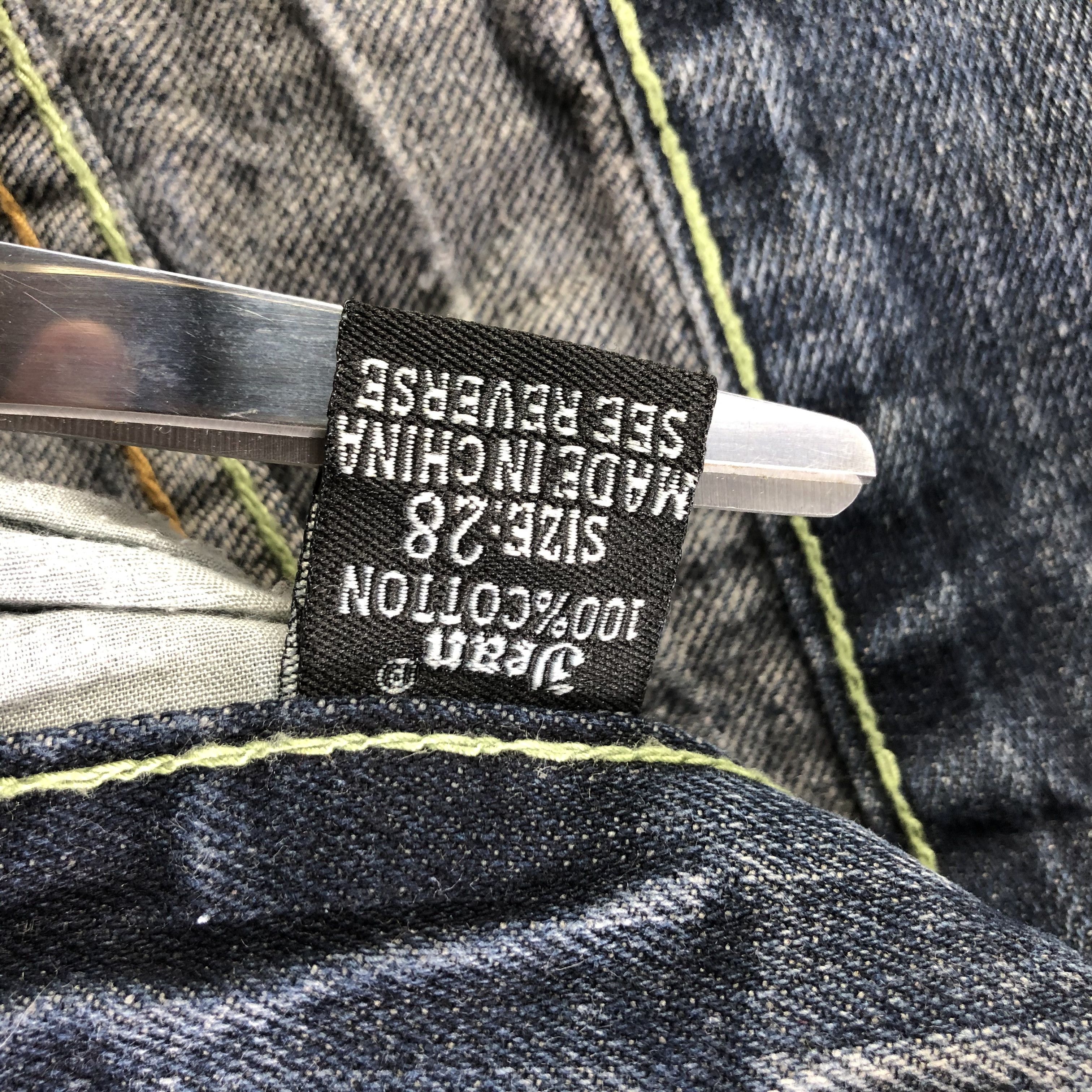 Vintage Euro Eagle Co Jeans Faded Blue Denim KJ1655 Size US 28 / EU 44 - 9 Thumbnail