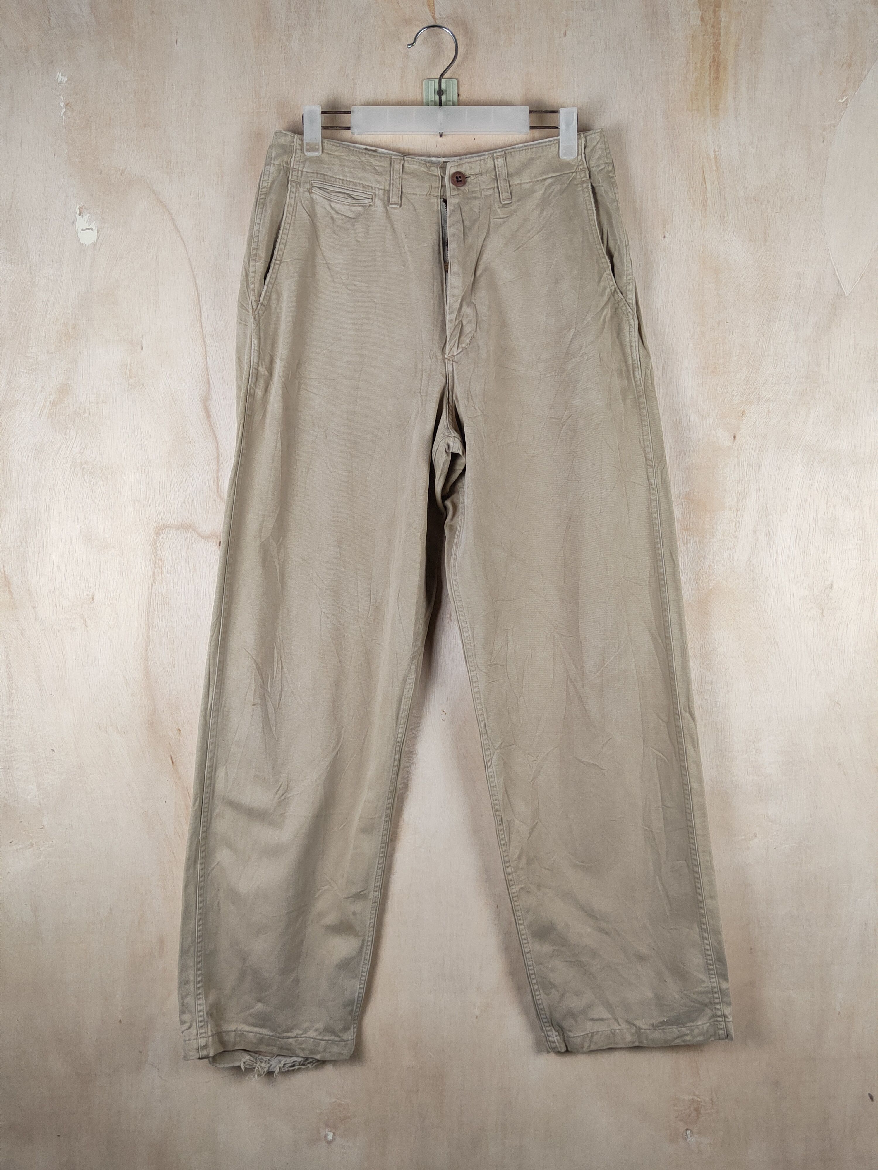 Edwin Edwin Beige chinos vintage Casual Pants #S2514 Size US 29 - 1 Thumbnail