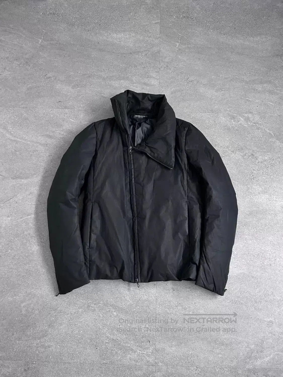 Kazuyuki Kumagai Attachment Black High Collar Light Jacket. Size US S / EU 44-46 / 1 - 1 Thumbnail