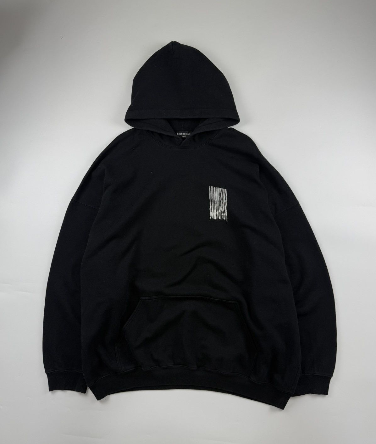 Balenciaga Balenciaga Oversized Barcode Hoodie Size US S / EU 44-46 / 1 - 2 Thumbnail