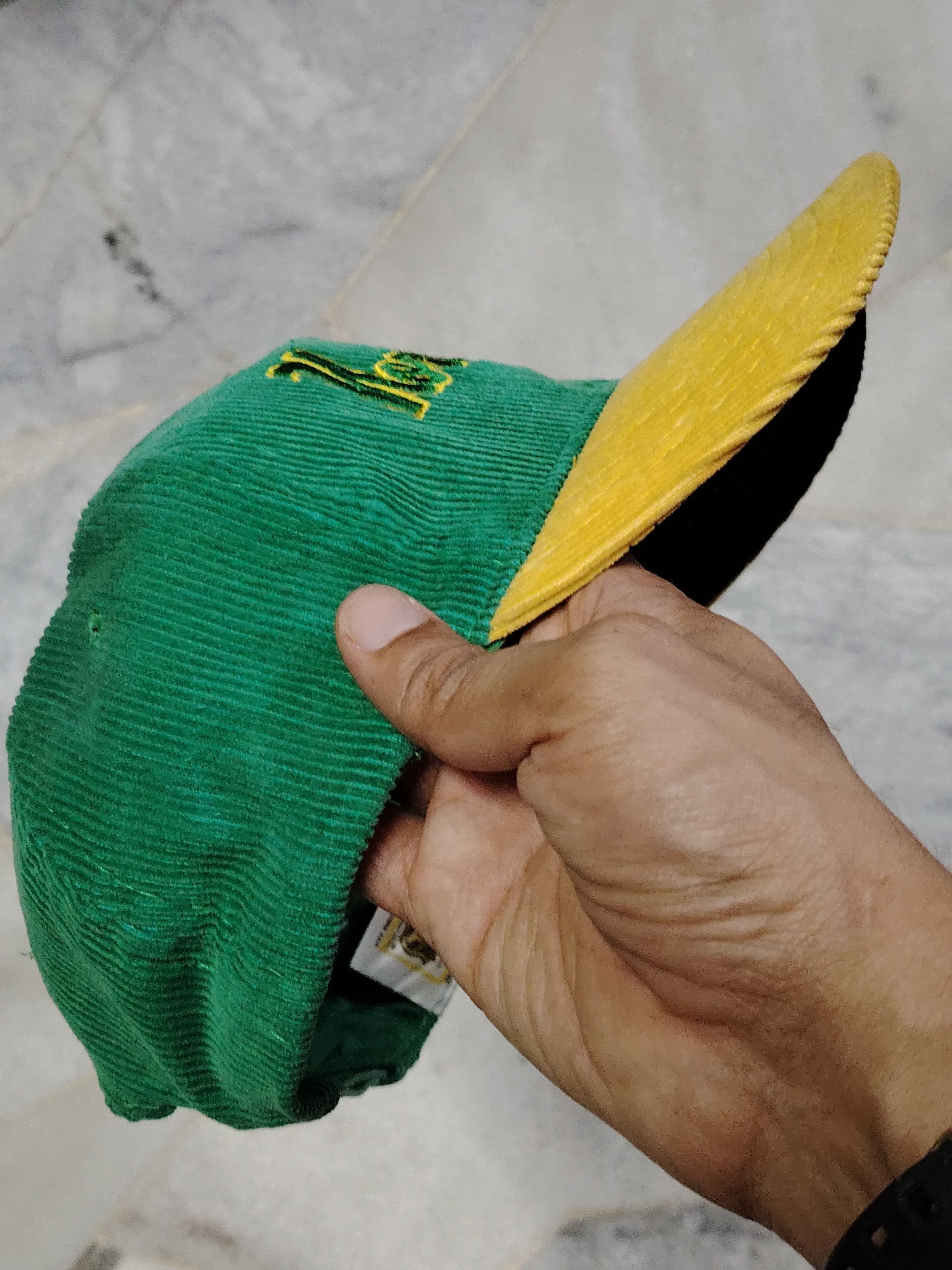 NHL × Vintage Vtg Rare NHL Minnesota North Stars Green Corduroy Size ONE SIZE - 4 Thumbnail