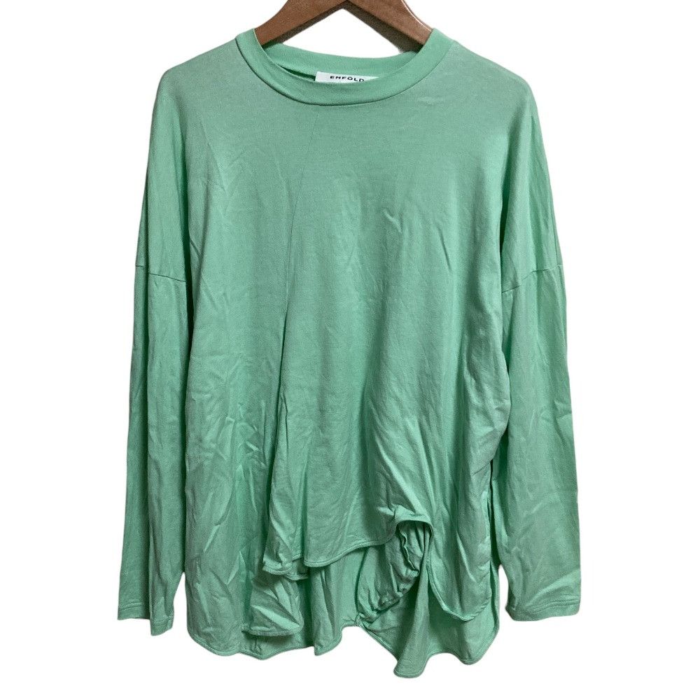 Other Other ENFOLD ASYMMETRY DRAPE LONG-SLEEVES T-SHIRT Textile T-Shirts 300IS280-0871 DUTY FREE for USA Size ONE SIZE - 1 Thumbnail