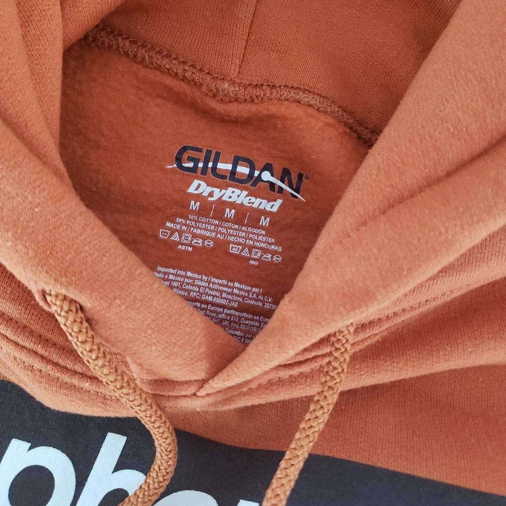 Gildan Burnt Orange Sophomore Oversized Hoodie Long Sleeve Size US M / EU 48-50 / 2 - 4 Thumbnail