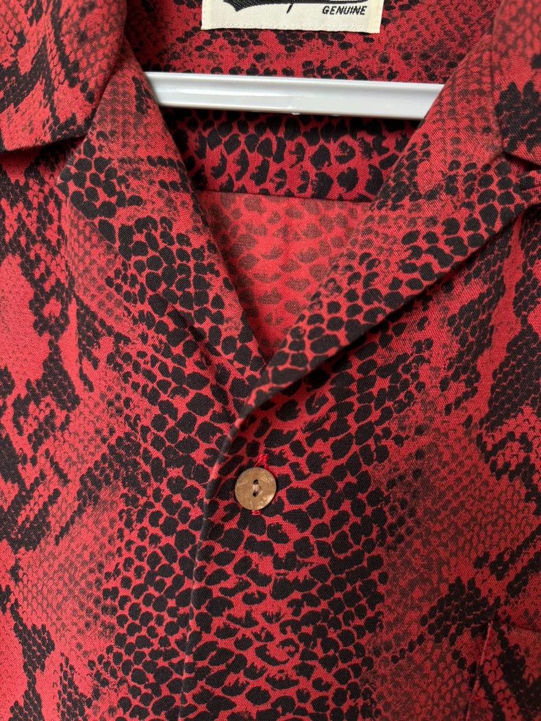 Wacko Maria Wacko Maria 21SS Guilty Parties red snake print short slee Size US XL / EU 56 / 4 - 3 Thumbnail