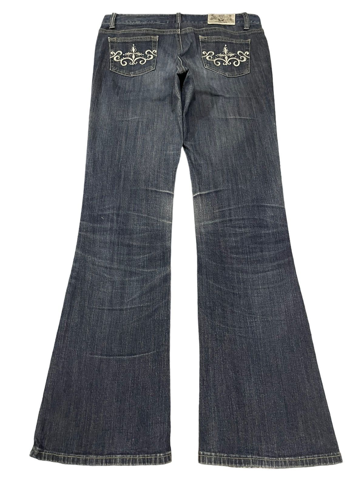 If Six Was Nine Vintage Japanese Brand Blue Wash Style Bootcut Jeans Size US 31 - 2 Thumbnail