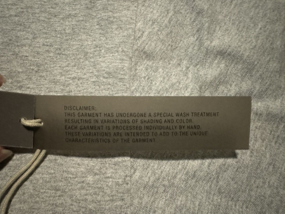 Essentials × Fear of God Essentials FOG Jersey Crewneck T-Shirt Light Heather Grey Size US S / EU 44-46 / 1 - 15 Thumbnail
