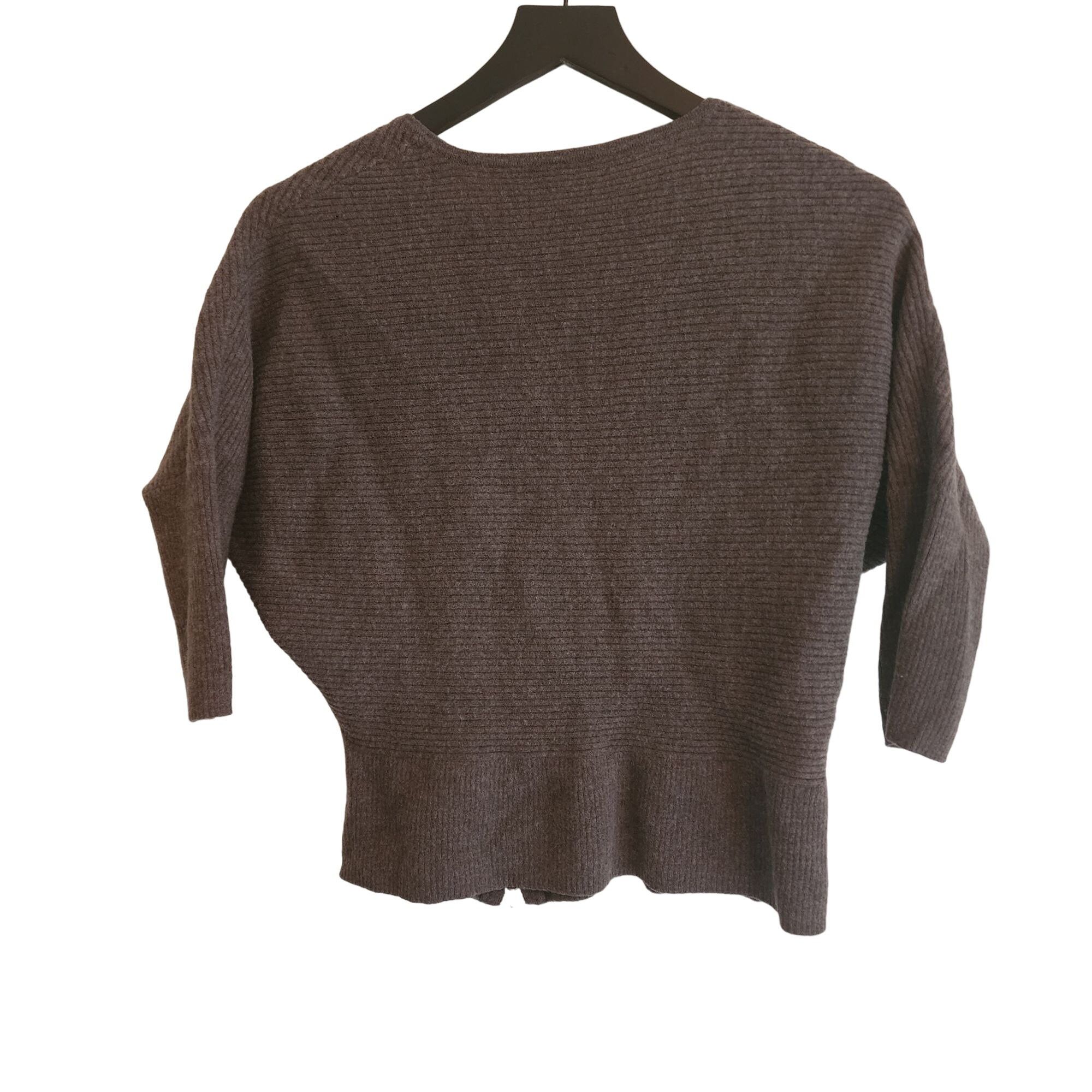 Eileen Fisher Eileen Fisher lightweight wool zip cardigan Brown Womens Siz Size L / US 10 / IT 46 - 3 Thumbnail