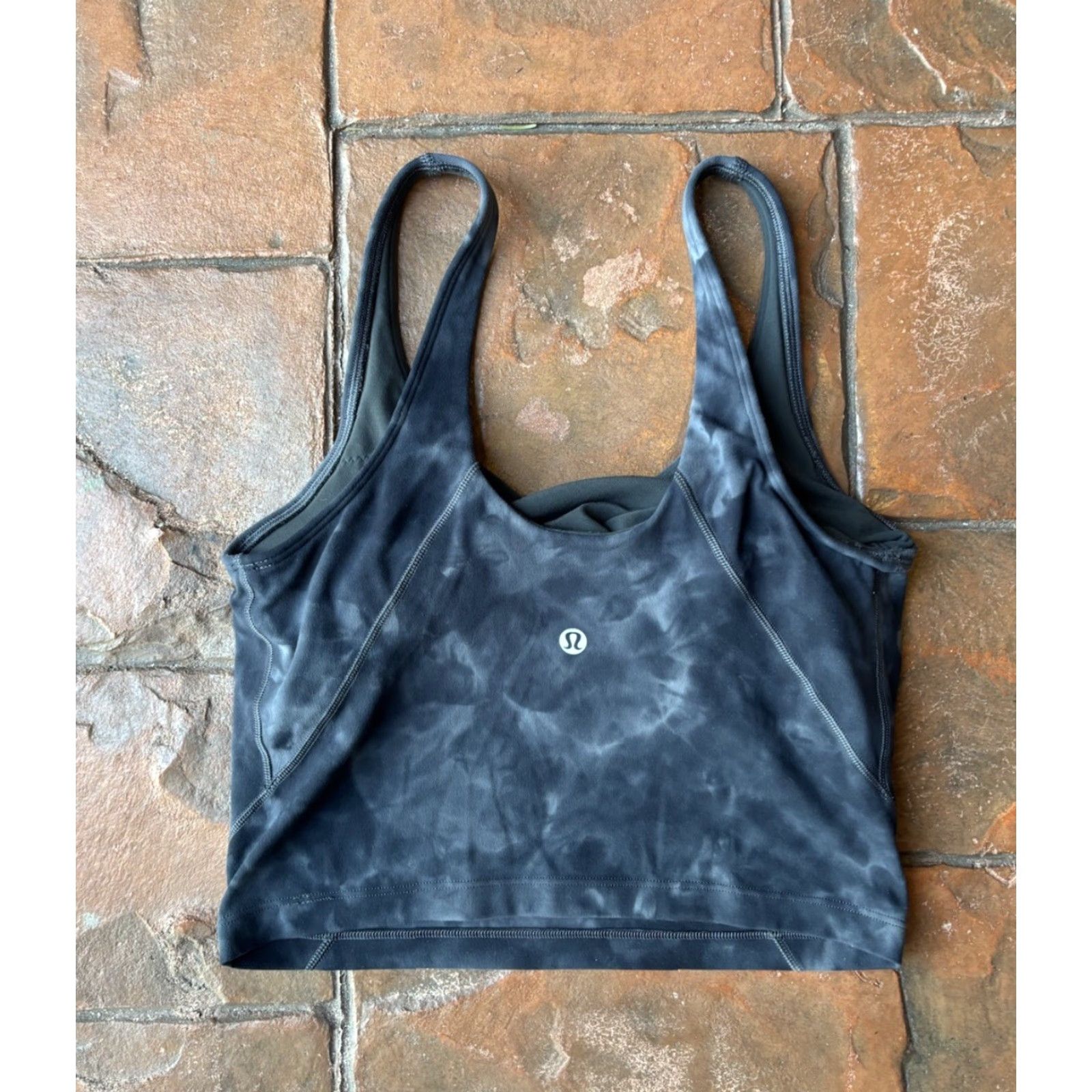 Lululemon Lululemon Align Bra Women’s 6 Graphite Gray Black Gym Running Size ONE SIZE - 2 Thumbnail