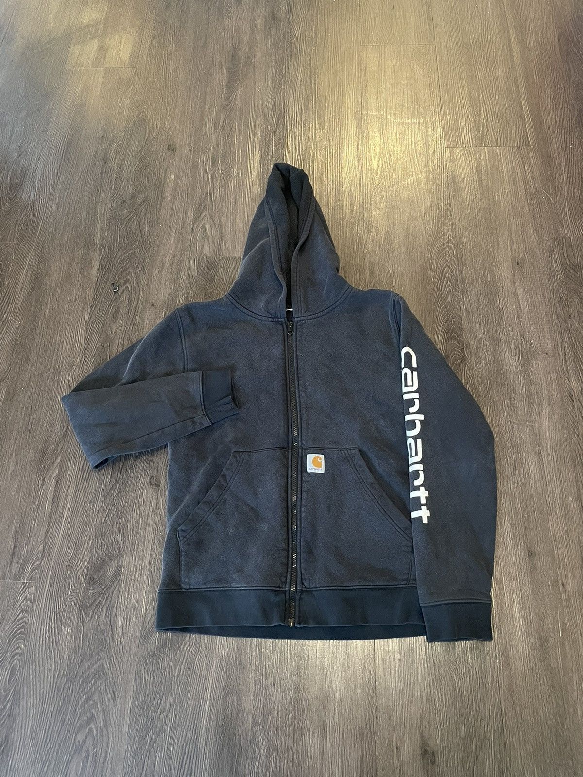 Vintage Vintage carhartt zip up hoodie Grailed