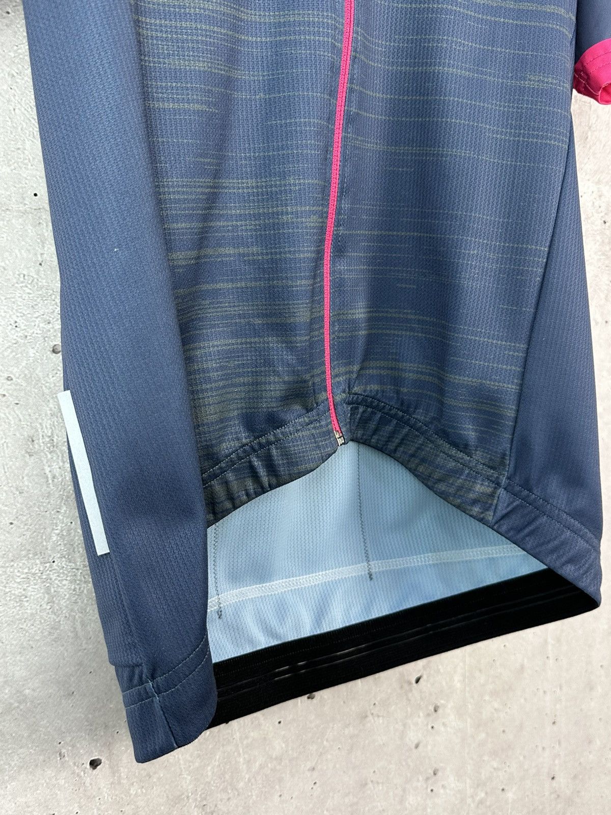 Other Santini Stripped Blue Full Zip Short Sleeve Cycle Jersey Size US L / EU 52-54 / 3 - 7 Thumbnail