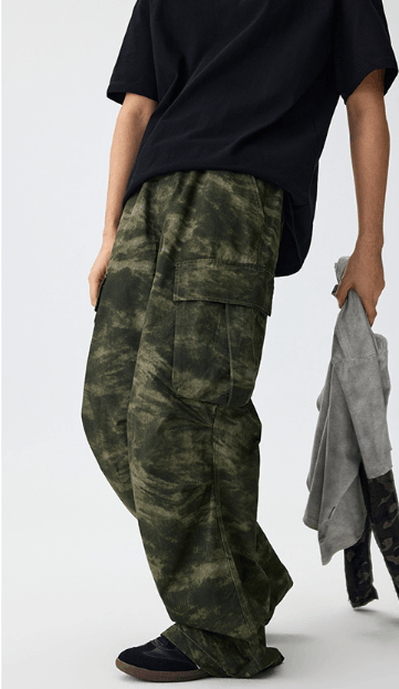 Japanese Brand × Jean Outdoor camouflage tie-dye multi-pocket casual jeans Size US 32 / EU 48 - 3 Thumbnail
