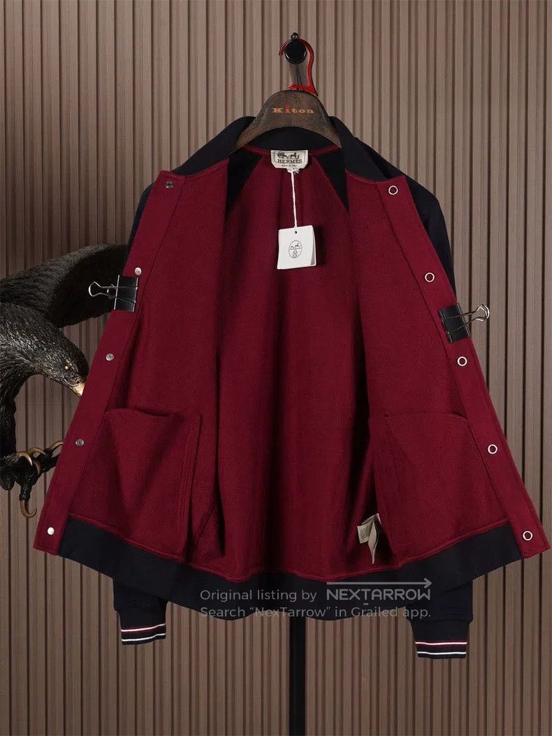 Hermes Hermes Men's Baseball Jacket Size US S / EU 44-46 / 1 - 3 Thumbnail