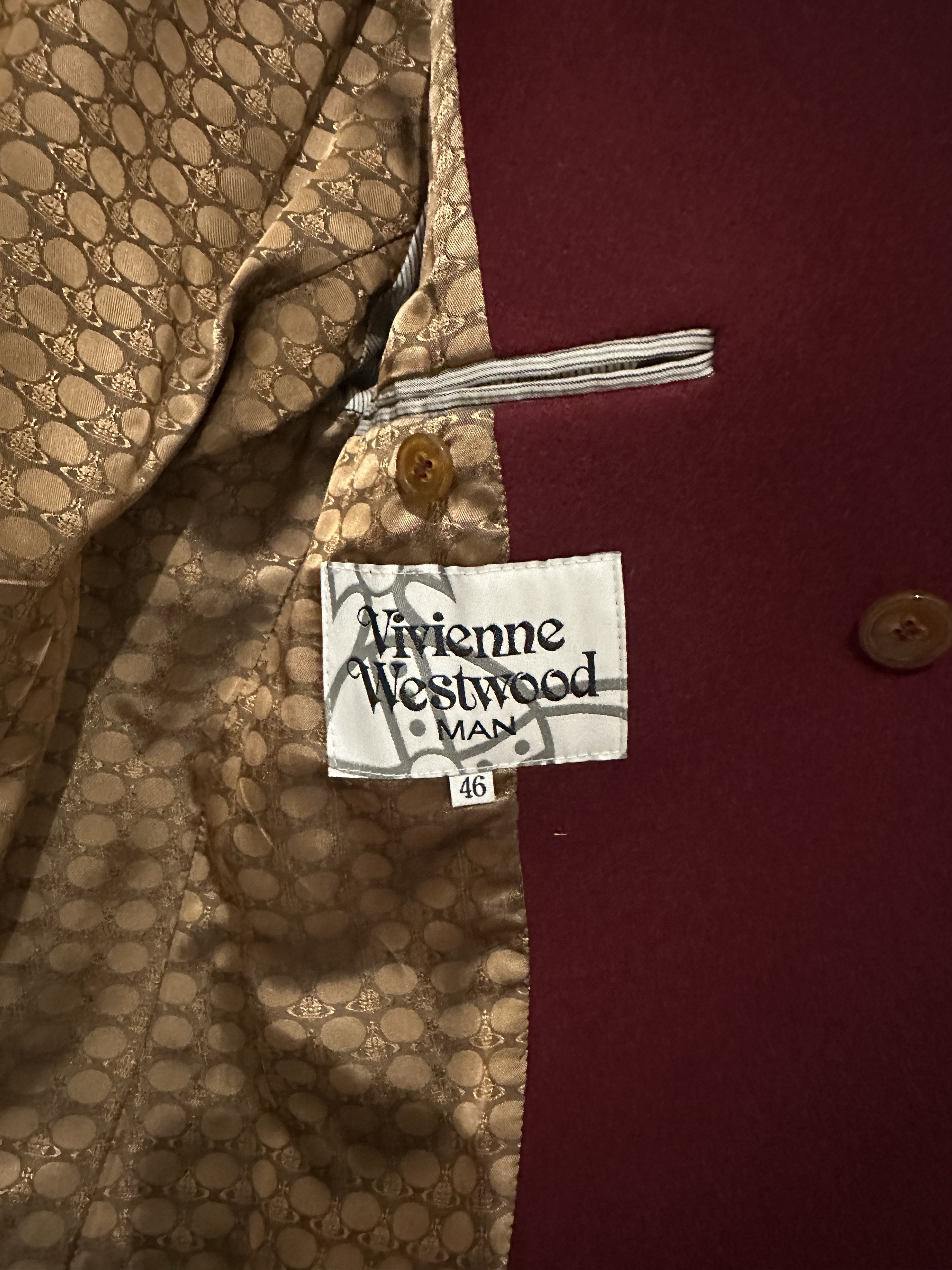 Vivienne Westwood Burgundy Historical Wool Tailcoat Size US S / EU 44-46 / 1 - 2 Thumbnail