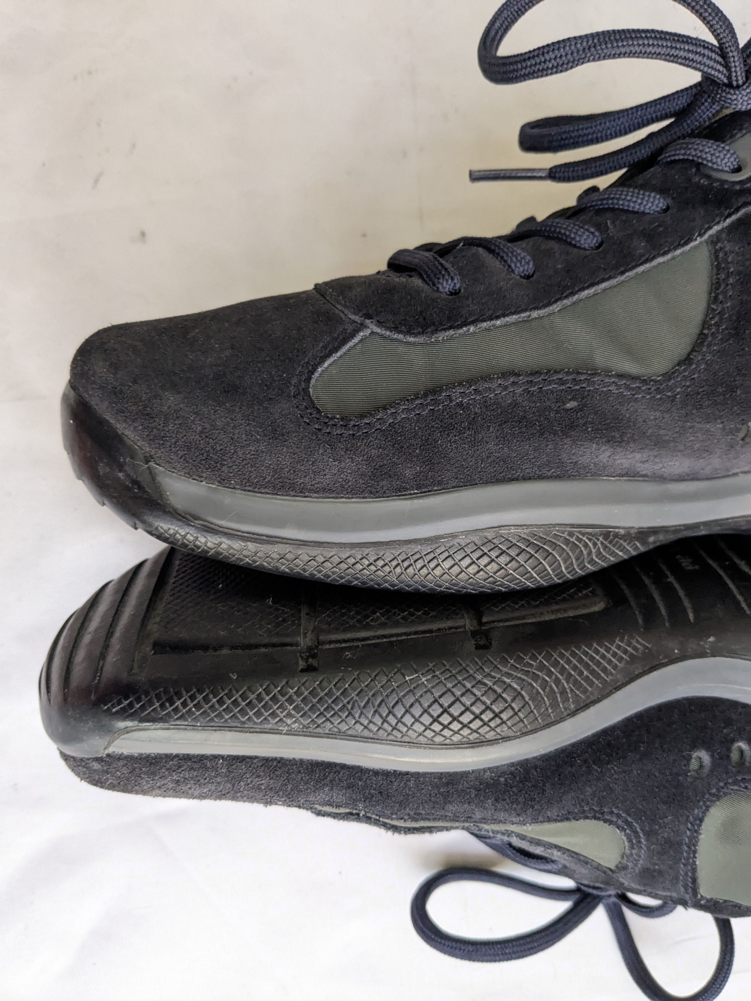 Prada Prada America's Cup Sneakers Navy Blue 9.5 Low suede Size US 9.5 / EU 42-43 - 13 Thumbnail