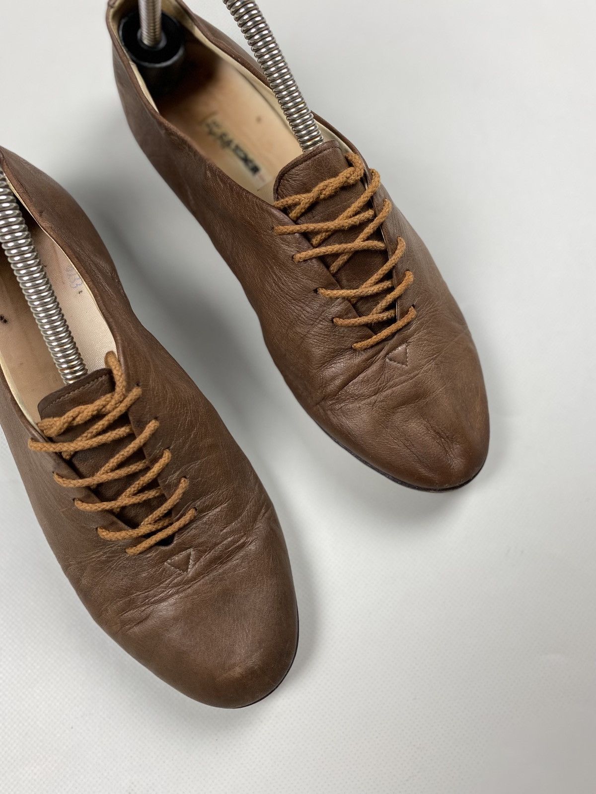 Jil Sander × Vintage Jil Sander ladies leather flats ballets size 40 1/2 Size US 10.5 / IT 40.5 - 5 Thumbnail