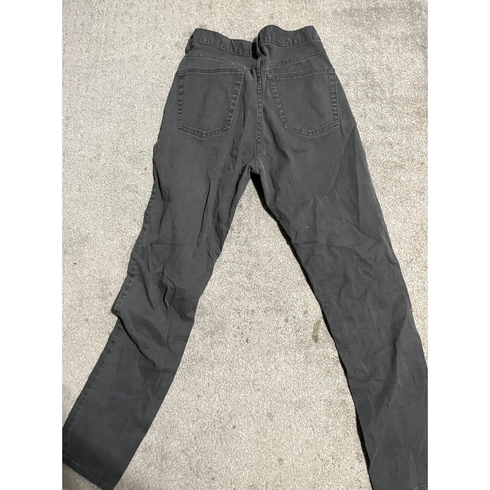 H&M H&M Men's Slim Fit Stretch Flat Front Denim Pants Gray Flat Front Slacks Size 29x29 Pants Men Gray Slimming Front Zip Mens Size US 29 - 3 Thumbnail