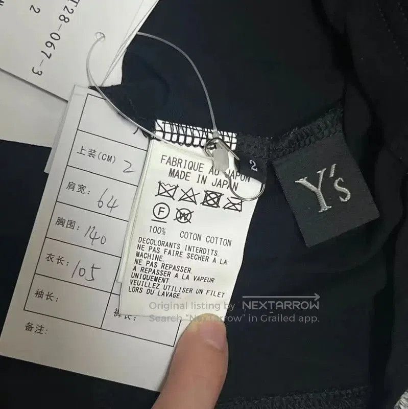 Yohji Yamamoto Yohji Yamamoto Black Cotton Logo Dress . Size M / US 6-8 / IT 42-44 - 3 Thumbnail