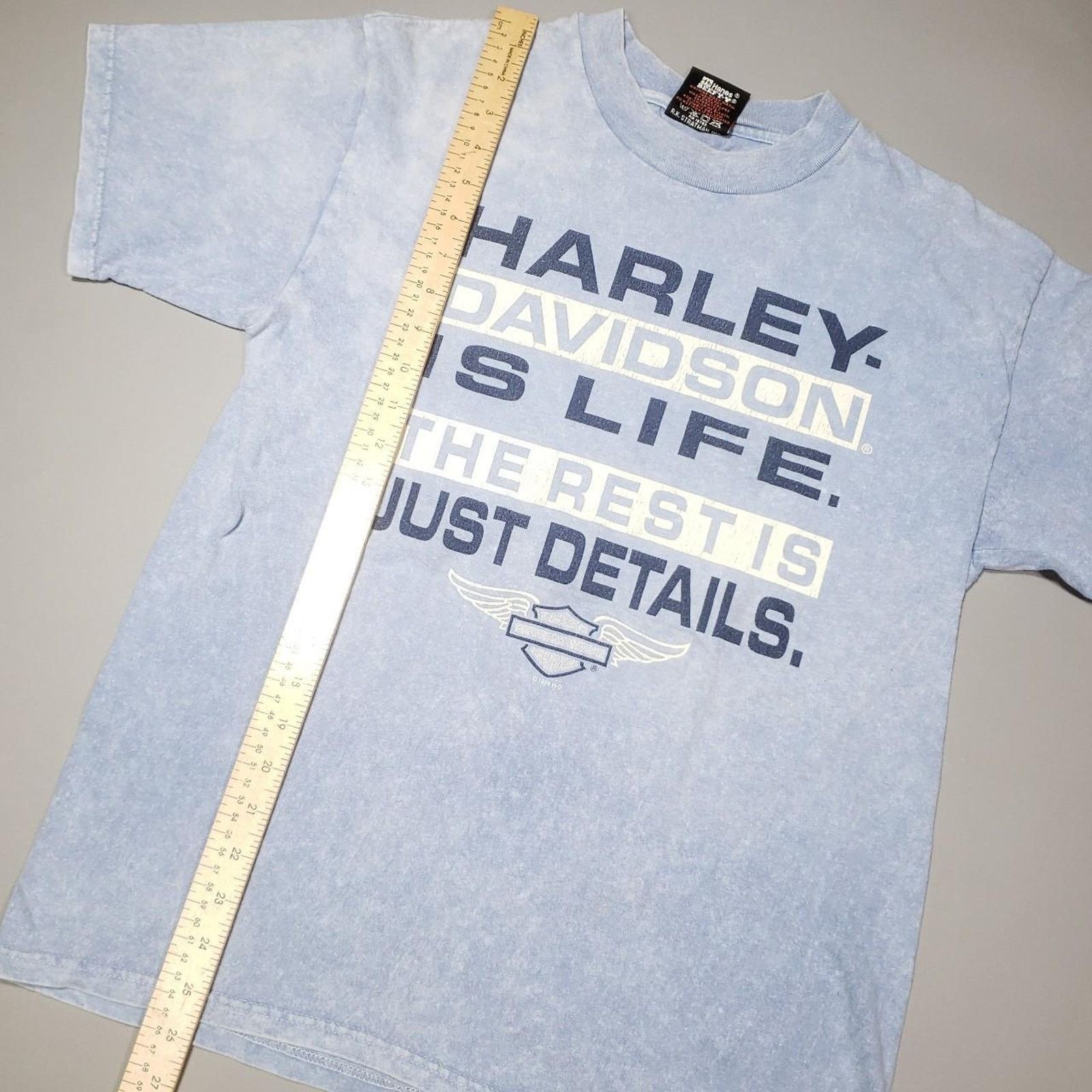 Harley Davidson Vintage y2k Harley Davidson slogan tee Mens Medium Size US M / EU 48-50 / 2 - 8 Thumbnail