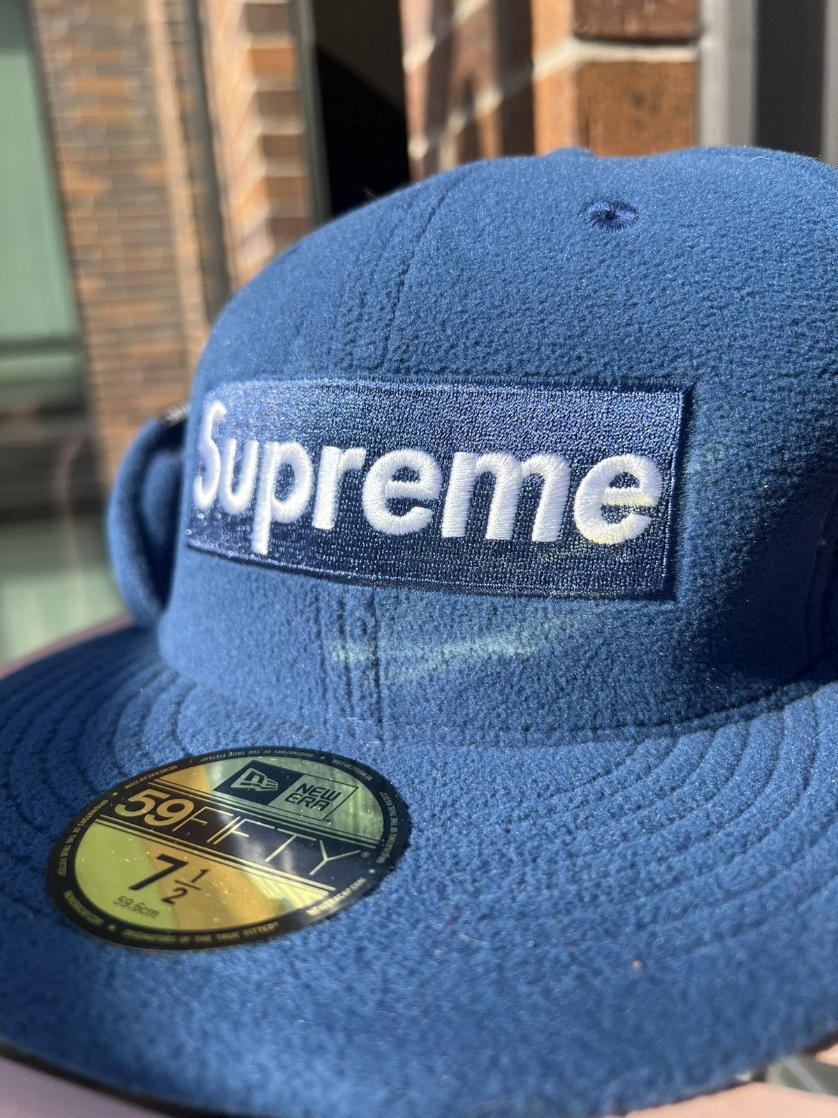 Supreme F/W ‘17 Polartec Ear Flap New Era Size ONE SIZE - 2 Thumbnail