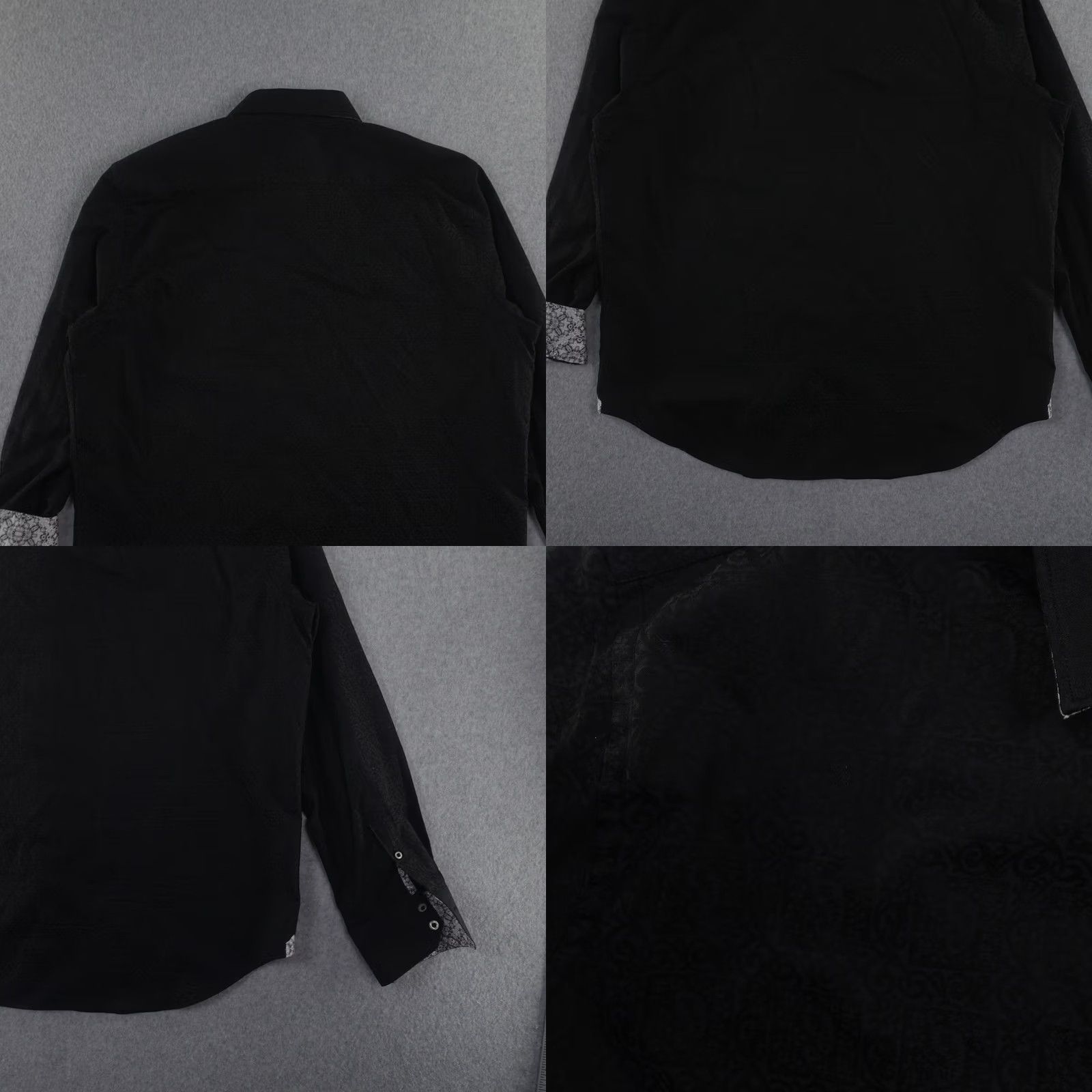 Robert Graham Robert Graham Shirt Mens 2XL Paisley Black Long Sleeve Button-Up Size US XXL / EU 58 / 5 - 9 Thumbnail