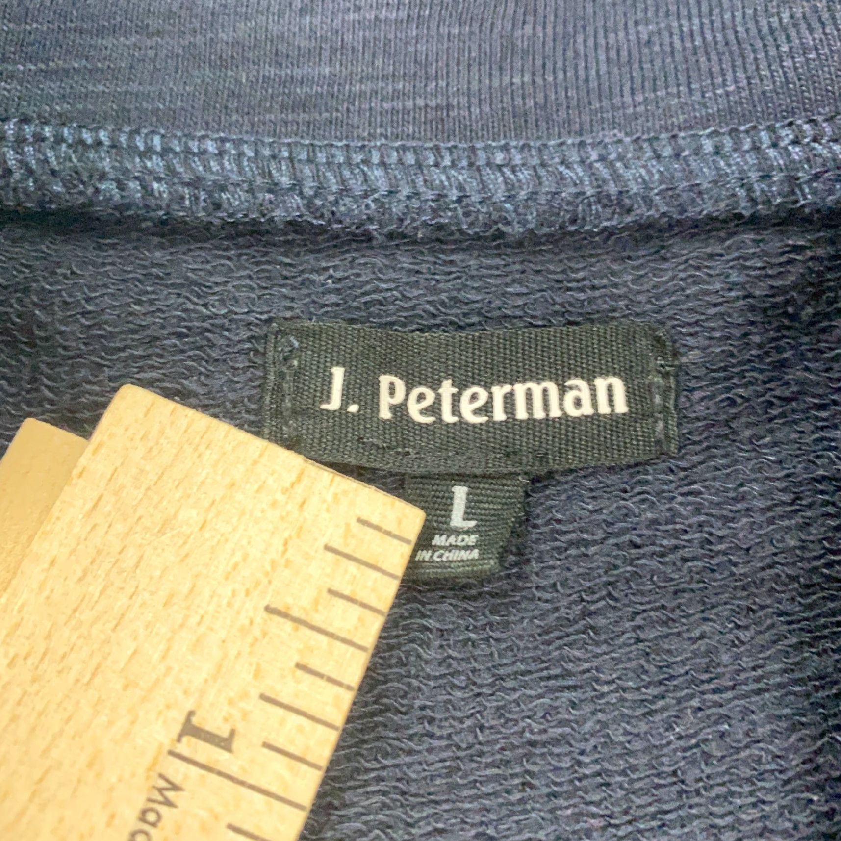 Vintage VINTAGE J. Peterman Sweater Shirt Mens Large Blue Toggle High Neck 90s Dad Theme Mens Size US L / EU 52-54 / 3 - 6 Thumbnail