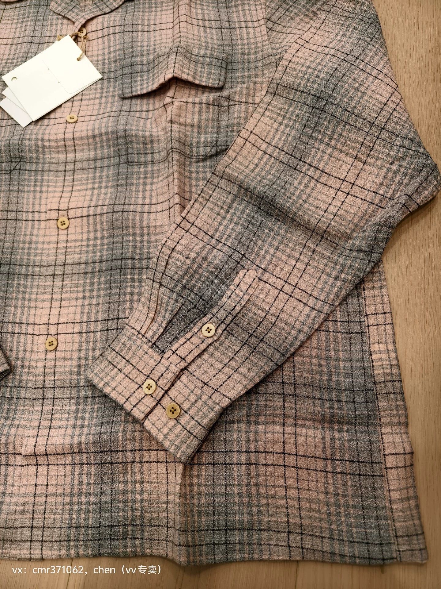 Visvim VISVIM 24ICT KEESEY CHECK LS SHIRT BLK 3/5 PNK 3/5 Size US L / EU 52-54 / 3 - 5 Thumbnail