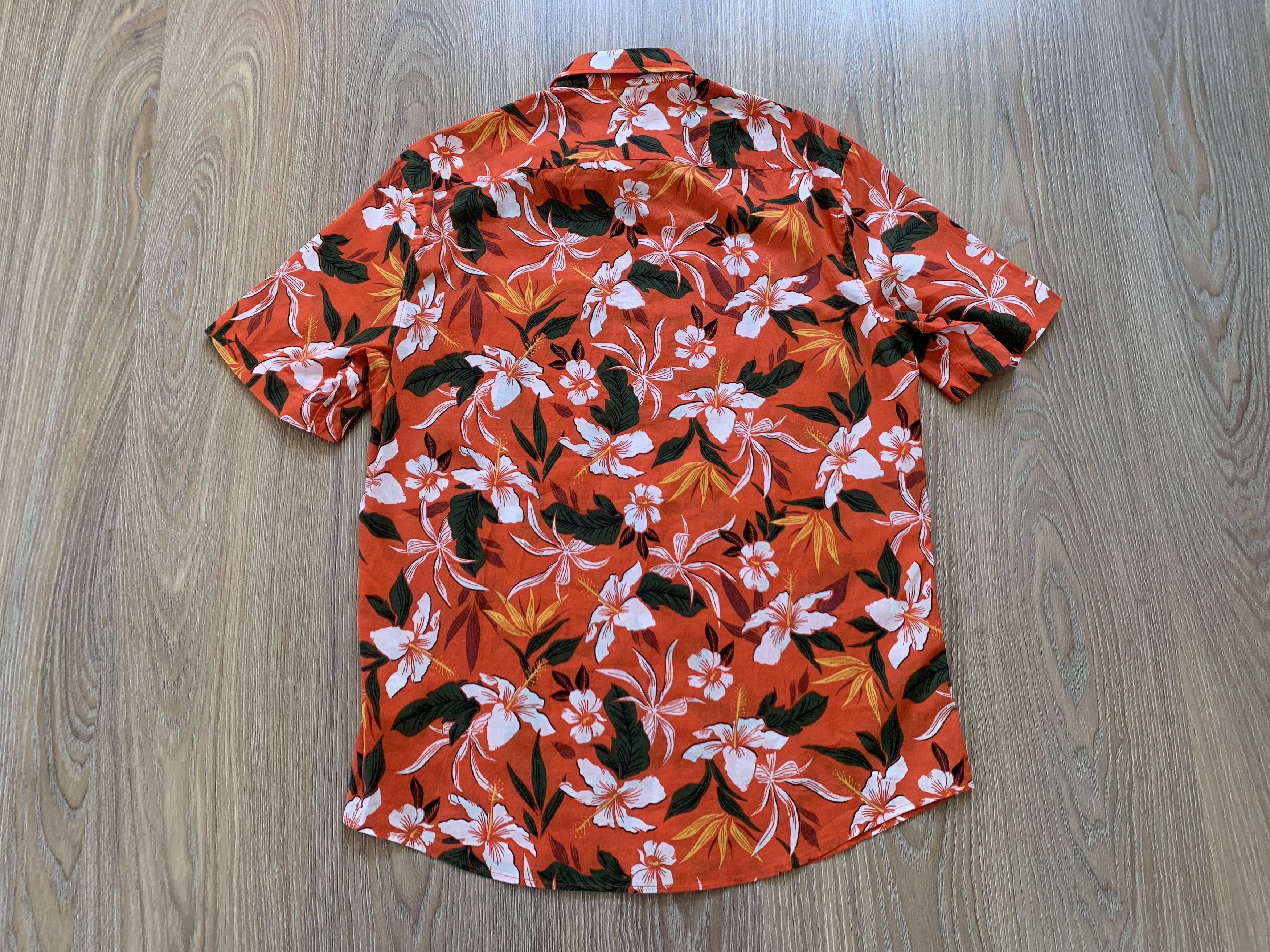 H&M H&M Hawaiian Tropical Floral Flowers Button Up Shirt Size US M / EU 48-50 / 2 - 3 Thumbnail