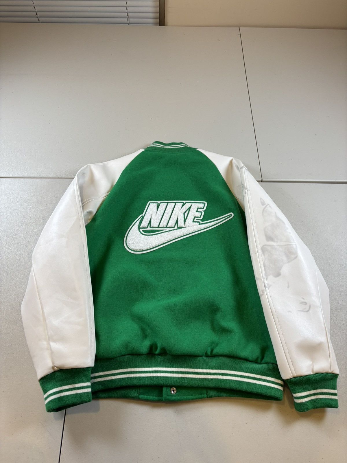 Nike Nike X Nigo Leather Varsity Jacket Size US M / EU 48-50 / 2 - 9 Thumbnail