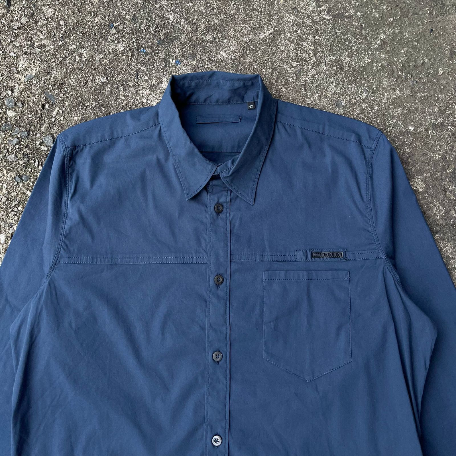 Prada Prada shirt slim fit elastine Size US S / EU 44-46 / 1 - 2 Thumbnail