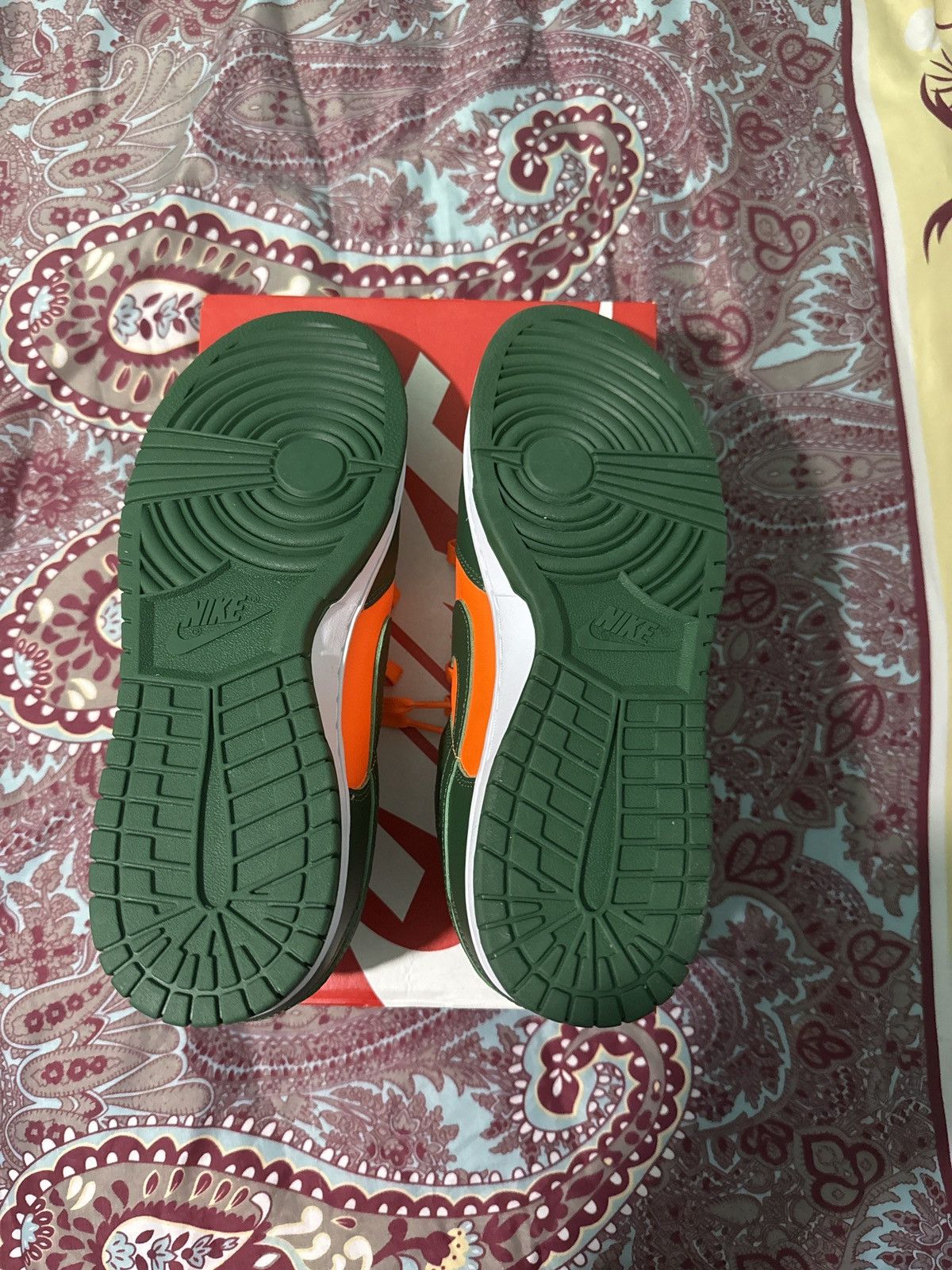 Nike Nike Dunk Low “Miami Hurricanes” Size US 13 / EU 46 - 5 Thumbnail