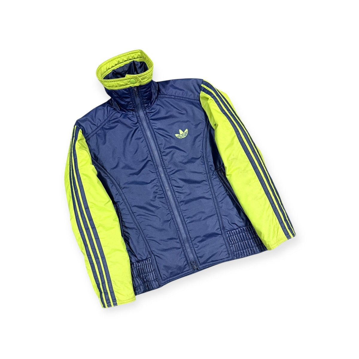 Adidas Vtg🔥Adidas Trefoil Ski Color Block Highneck zipper Jacket Size US M / EU 48-50 / 2 - 6 Thumbnail