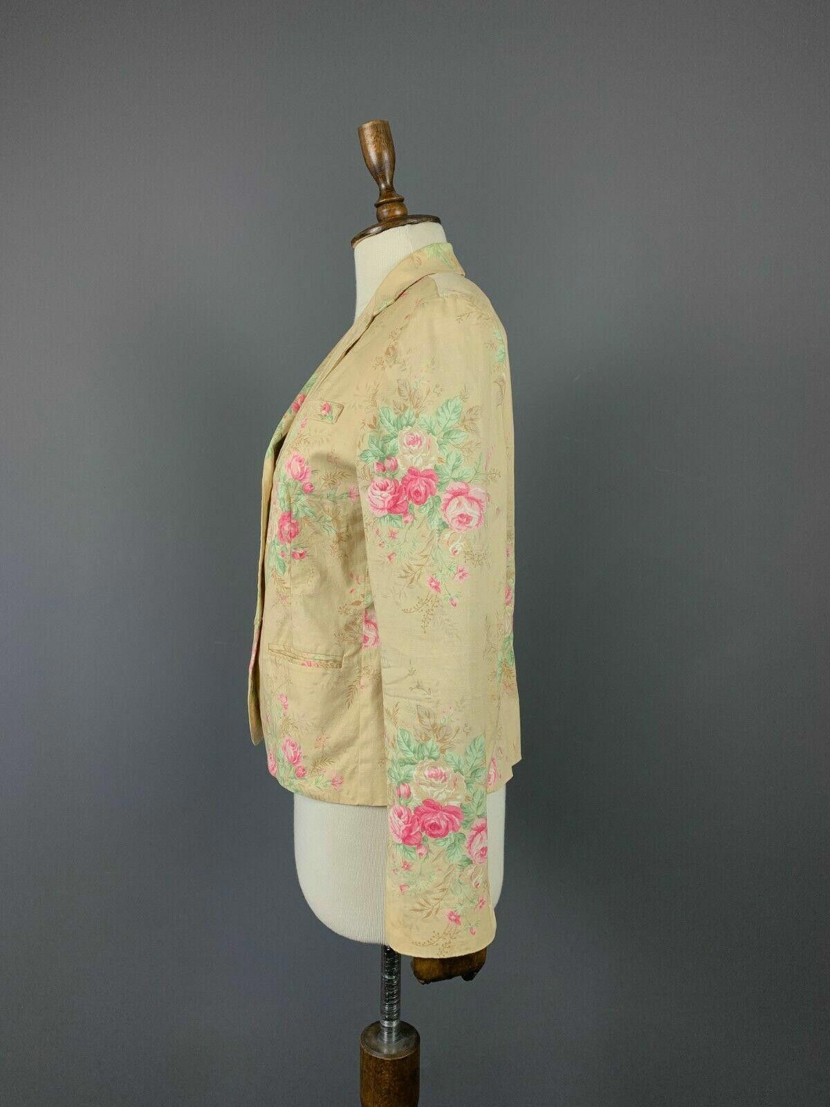 Lauren Ralph Lauren Ladies Lauren Ralph Lauren Beige Cotton Blazer Jacket Size 8 Size M / US 6-8 / IT 42-44 - 4 Thumbnail