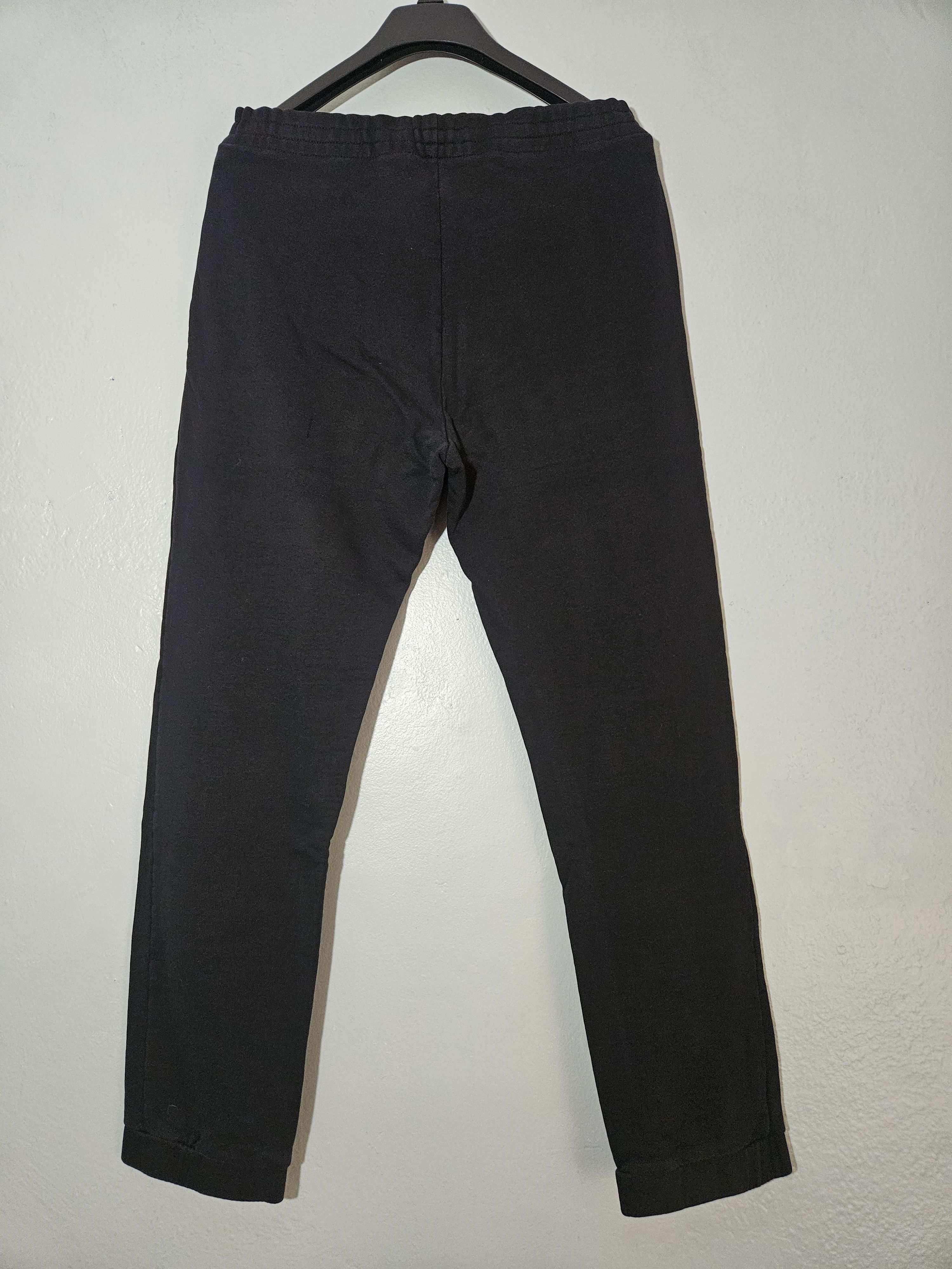 Gosha Rubchinskiy Black Red Cyrillic Logo Script Sweatpants Size US 34 / EU 50 - 4 Thumbnail