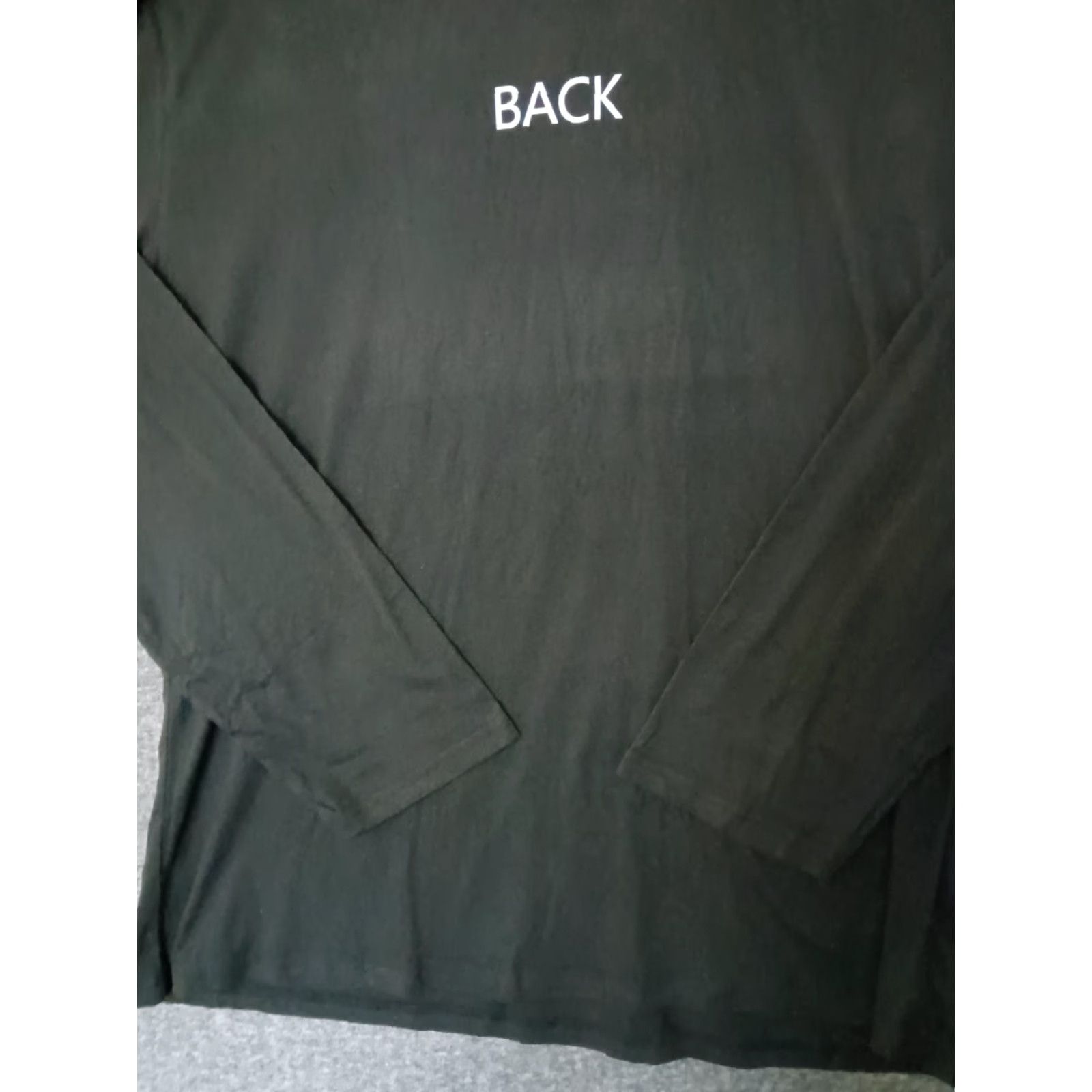 Vintage Unbranded Mens T-Shirt Shirt Adult 3XL Black Graphic Print BACK Crew Neck Long Sleeve All Seasons Mens Size US XXL / EU 58 / 5 - 5 Thumbnail