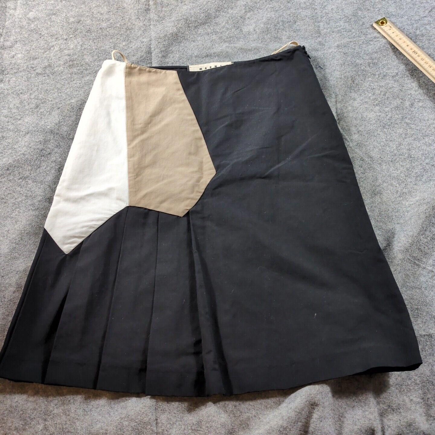 Marni Marni Women's Asymmetrical Skirt Size 42 Pleated Adjustable Size 30" / US 8 / IT 44 - 1 Thumbnail