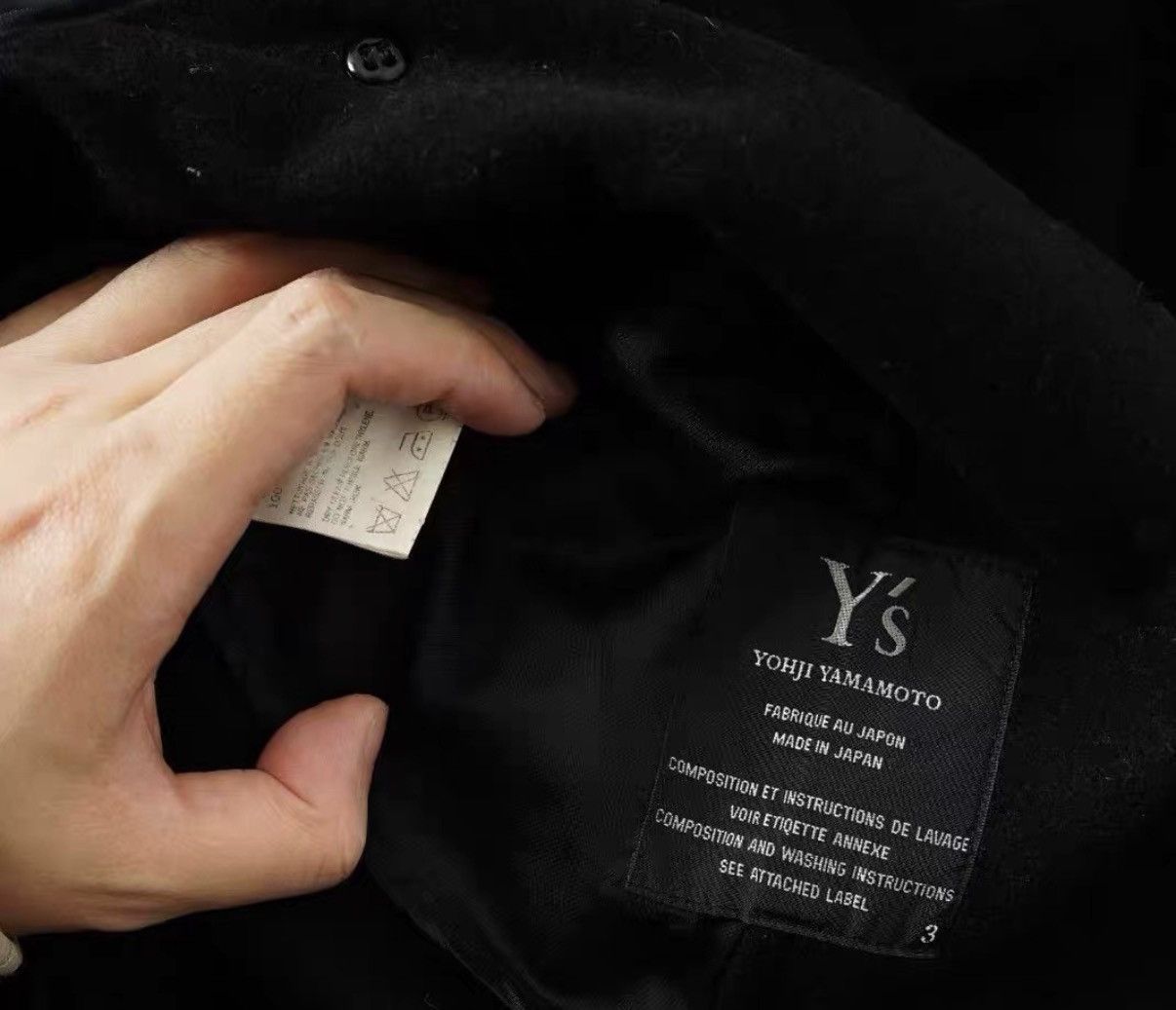 Yohji Yamamoto Yohji Yamamoto Y's Fall/Winter Pleated Hem Coat Size US M / EU 48-50 / 2 - 8 Thumbnail