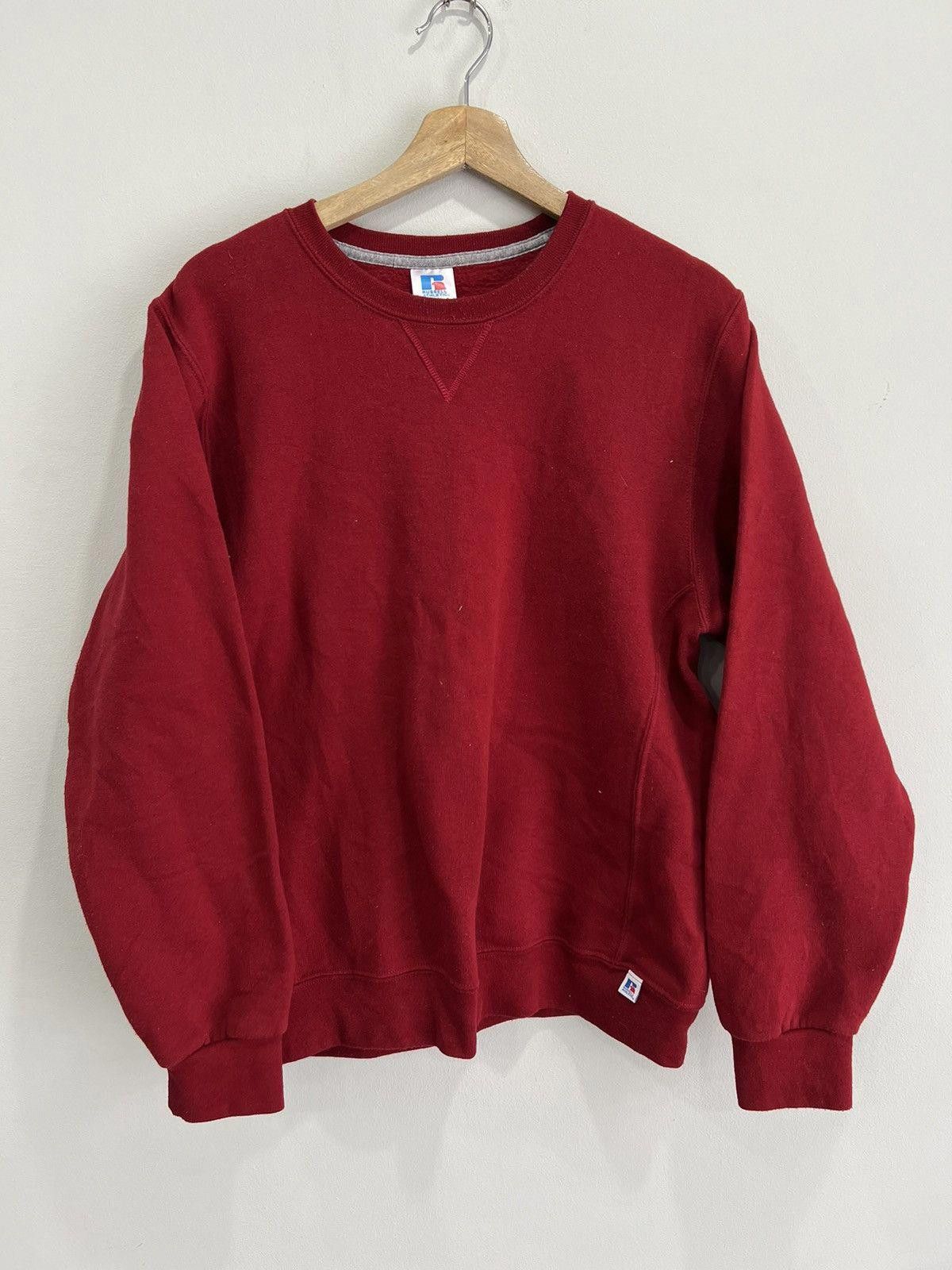 Vintage Vintage Russell Athletic Blank sweater sweatshirt Size US M / EU 48-50 / 2 - 1 Thumbnail