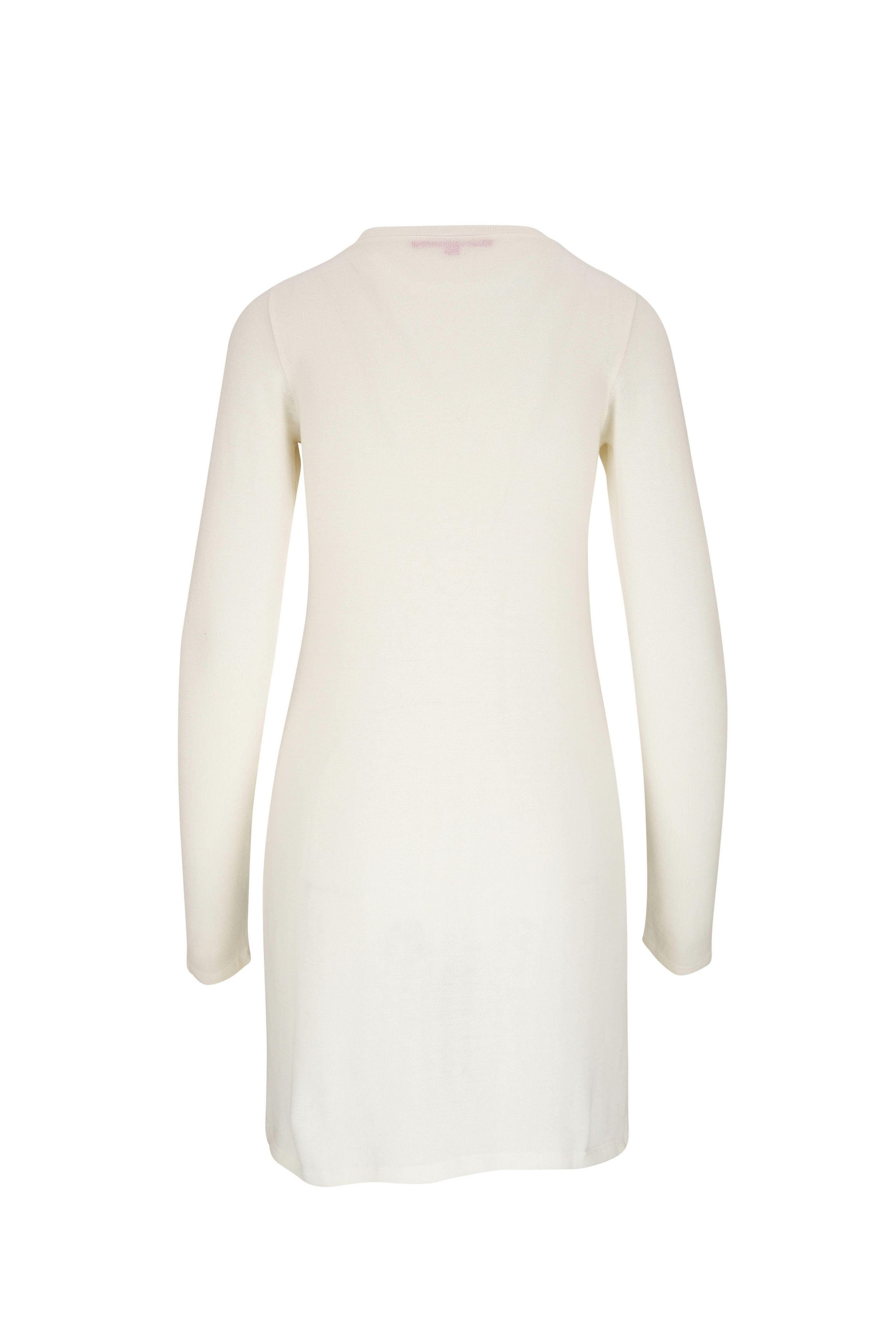 The Elder Statesman $725 The Elder Statesman Palm Airbrush Cashmere Dress Size XS / US 0-2 / IT 36-38 - 2 Thumbnail