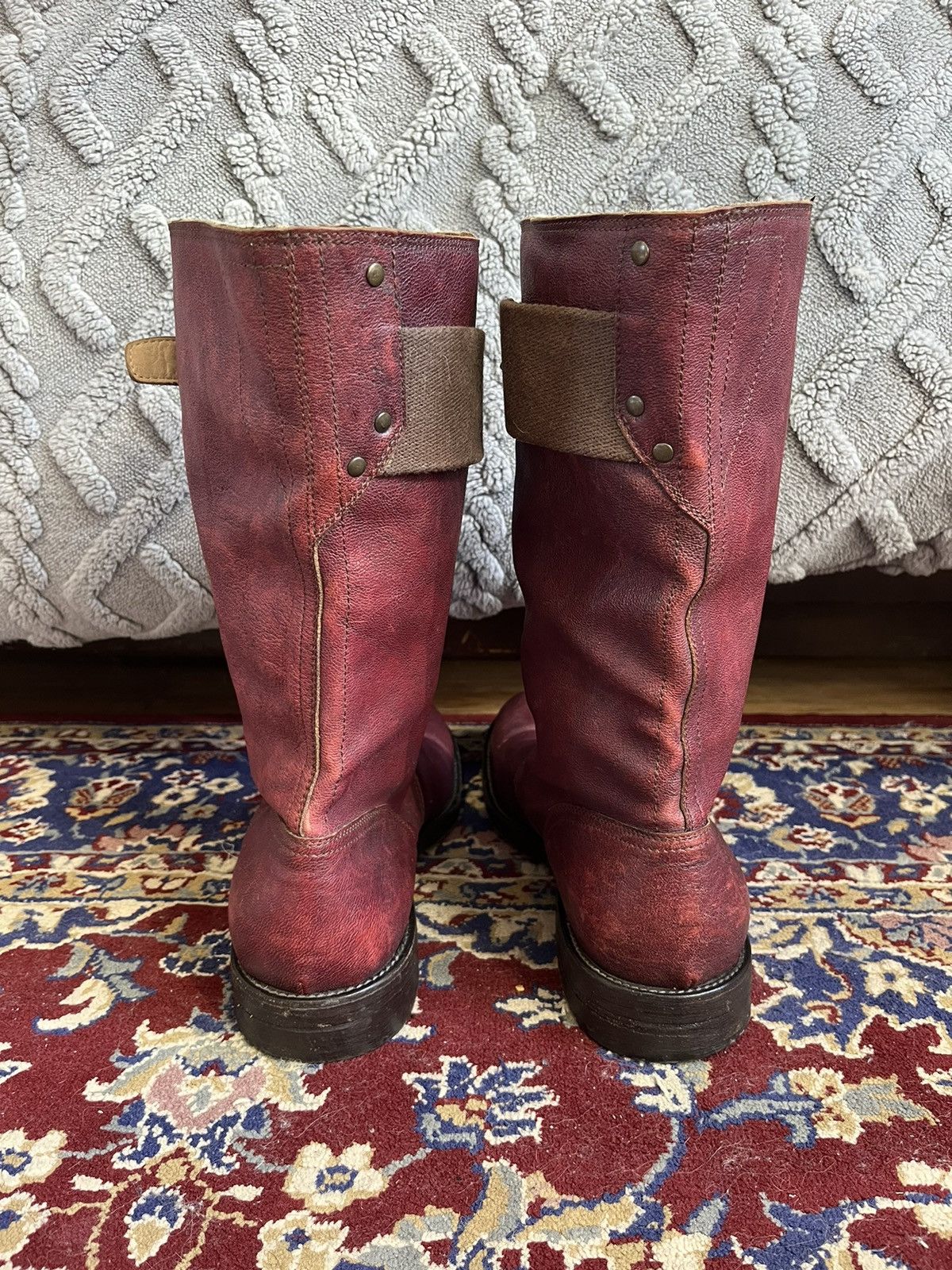 Dries Van Noten Dries Van Noten Vero Cuoio Red leather Winter boot rare🔥 Size US 10 / EU 43 - 7 Thumbnail
