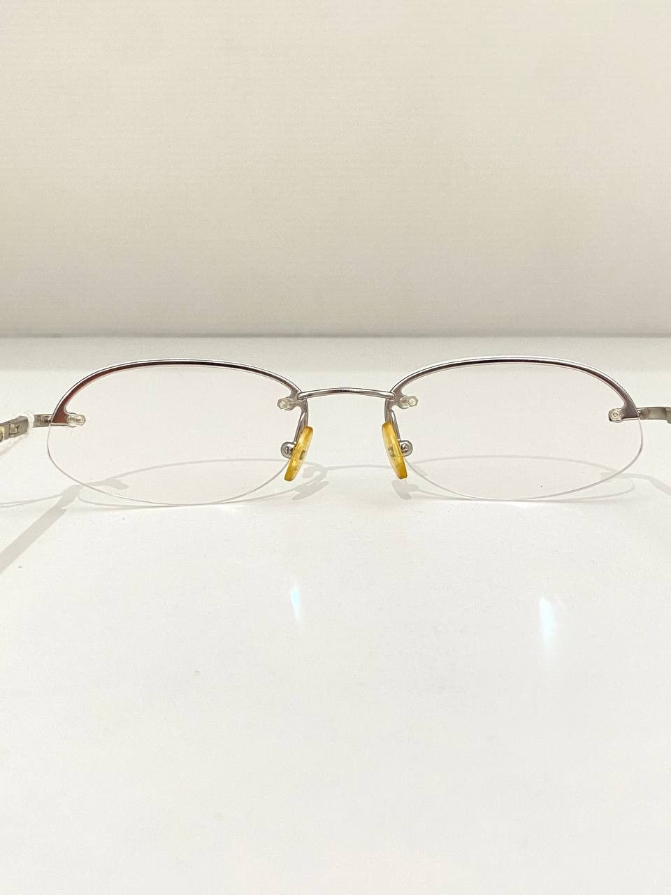 Prada Prada Logo Rimless Retro Oval Vintage Eyeglasses Size ONE SIZE - 10 Thumbnail