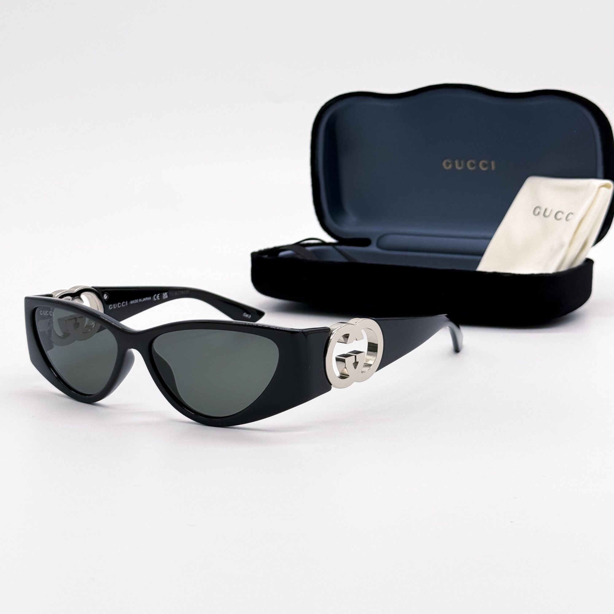 Gucci NEW GUCCI GG1824S 001 WOMEN BLACK SUNGLASSES GUCCI Size ONE SIZE - 3 Thumbnail